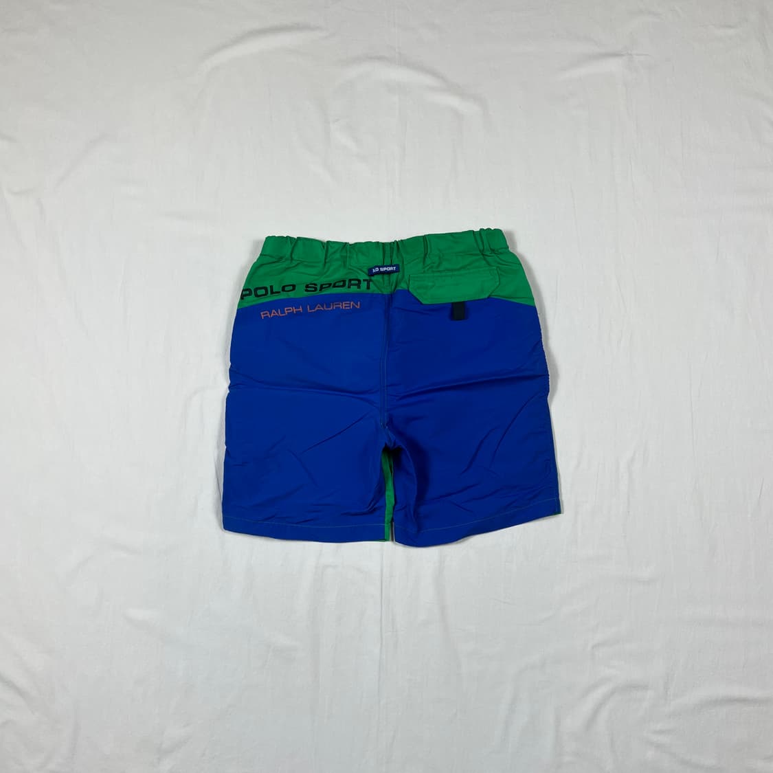 90‘s 폴로스포츠 스펠아웃 밴딩 스트랩 반바지 상품이미지4