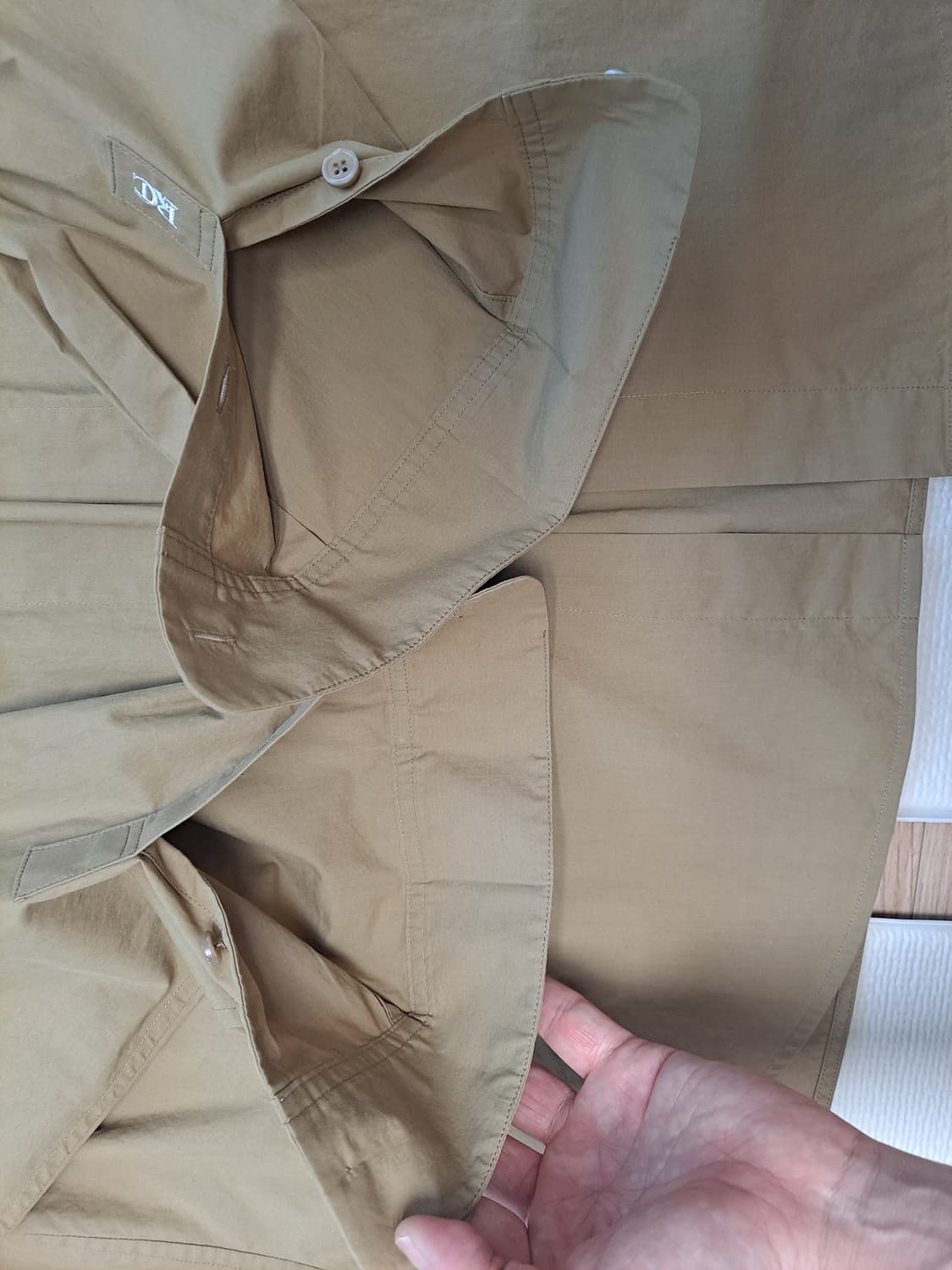 [렉토] RECTO 차이나카라 오버핏 셔츠 상품이미지7