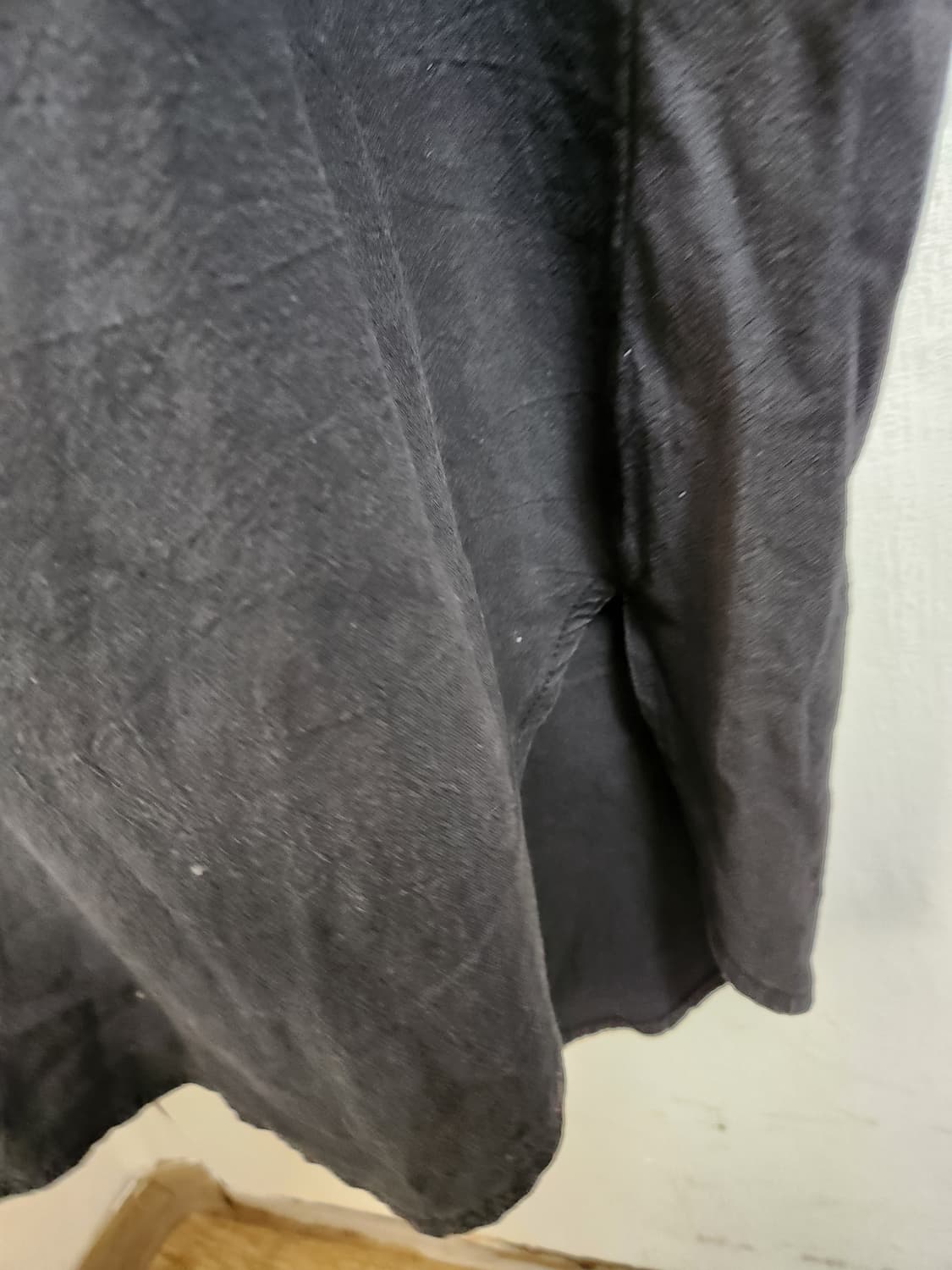 빅사이즈 ARA 검정색 셔츠형 롱 원피스99 상품이미지5