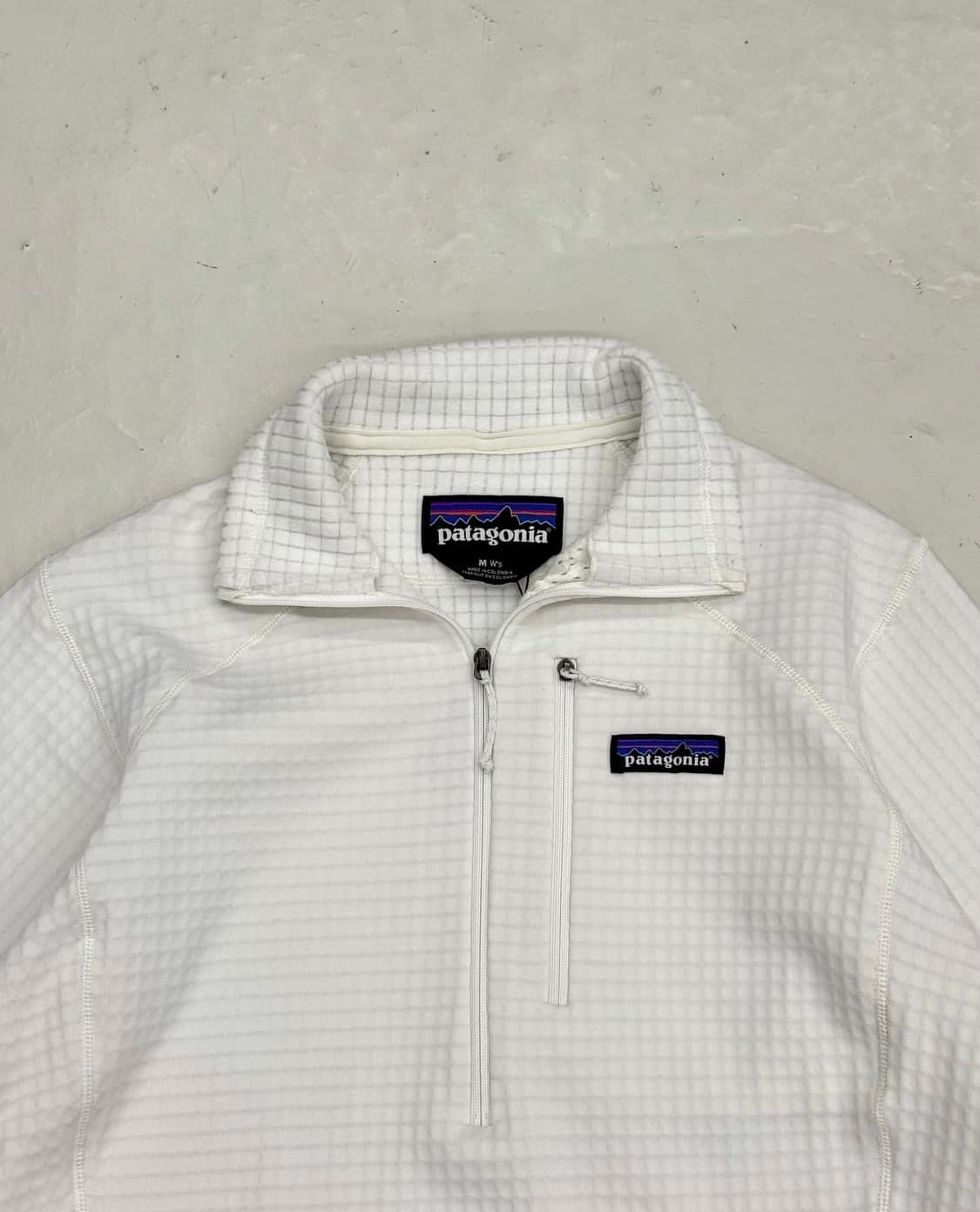 파타고니아 Air zip-neck 에어 하프집업 플리스 신칠라 화이트 상품이미지2