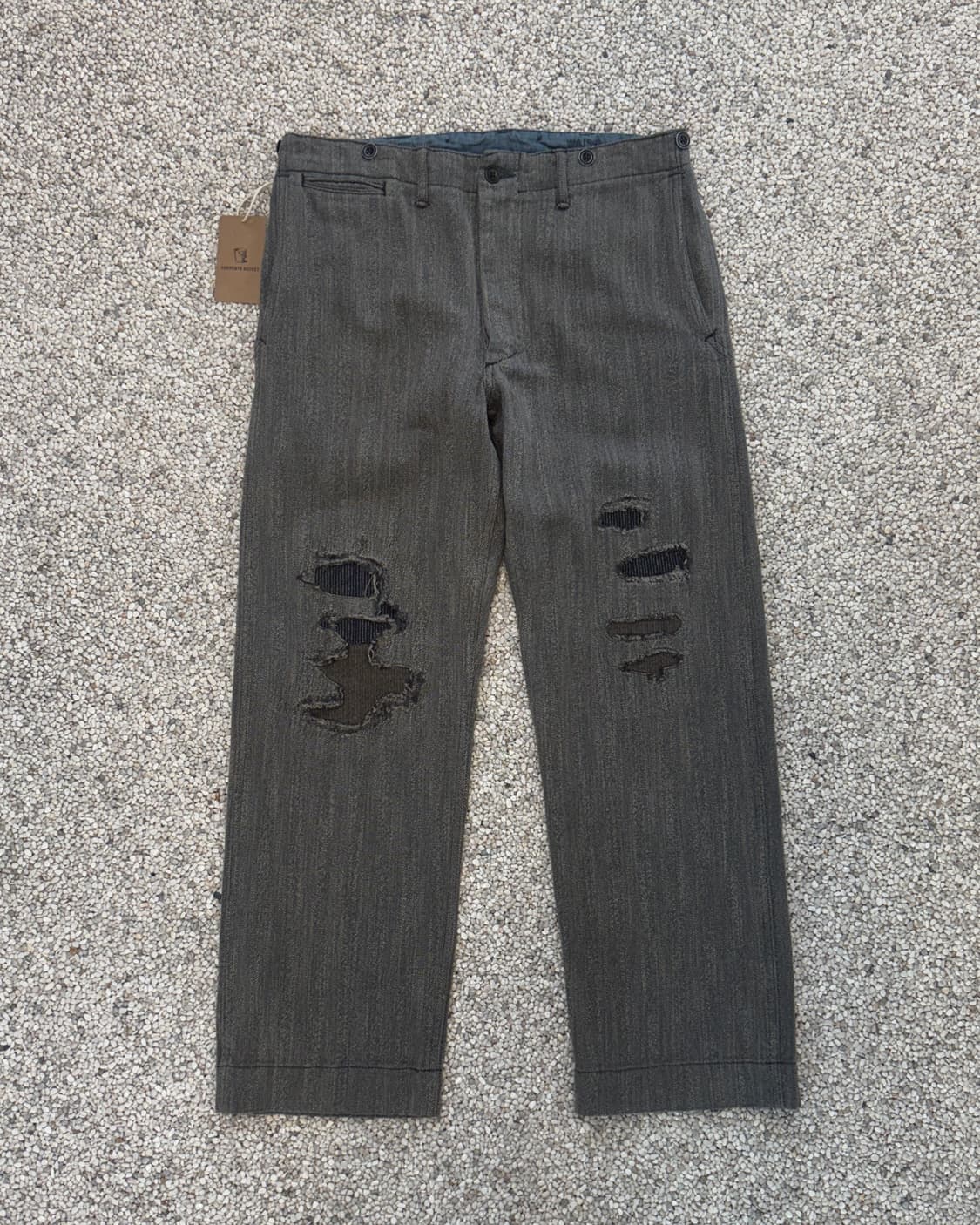 RRL 디스트레스 해링본 트윌 필드 팬츠 상품이미지2