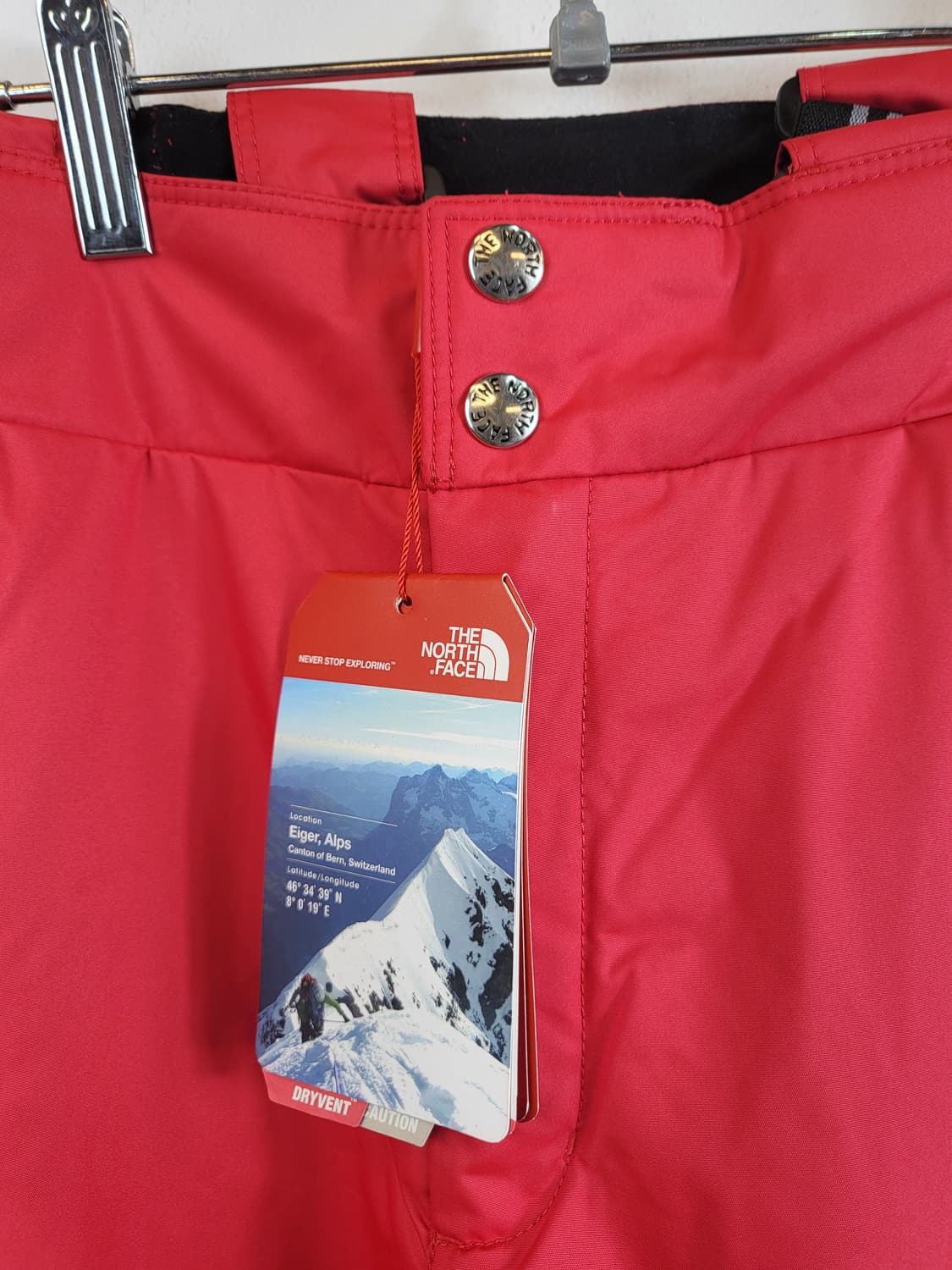 노스페이스 평창 올림픽 스키 바지 레드 75 S 상품이미지2
