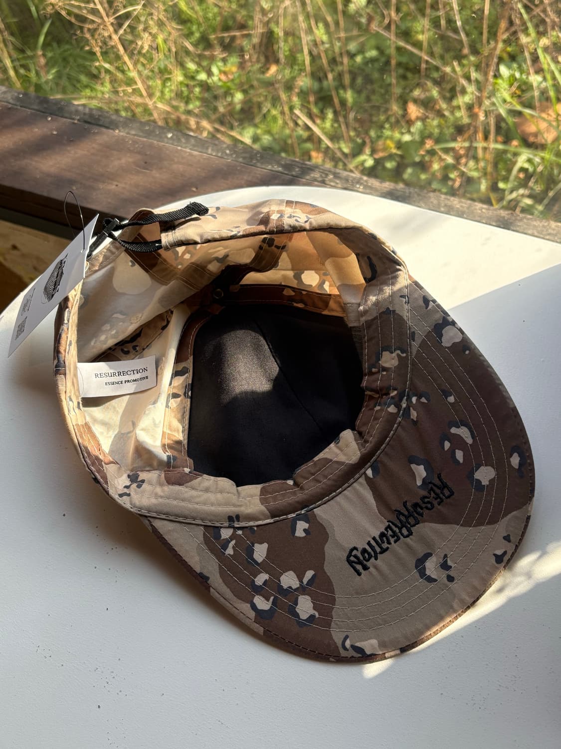 리서렉션 카모 일자캡 상품이미지2