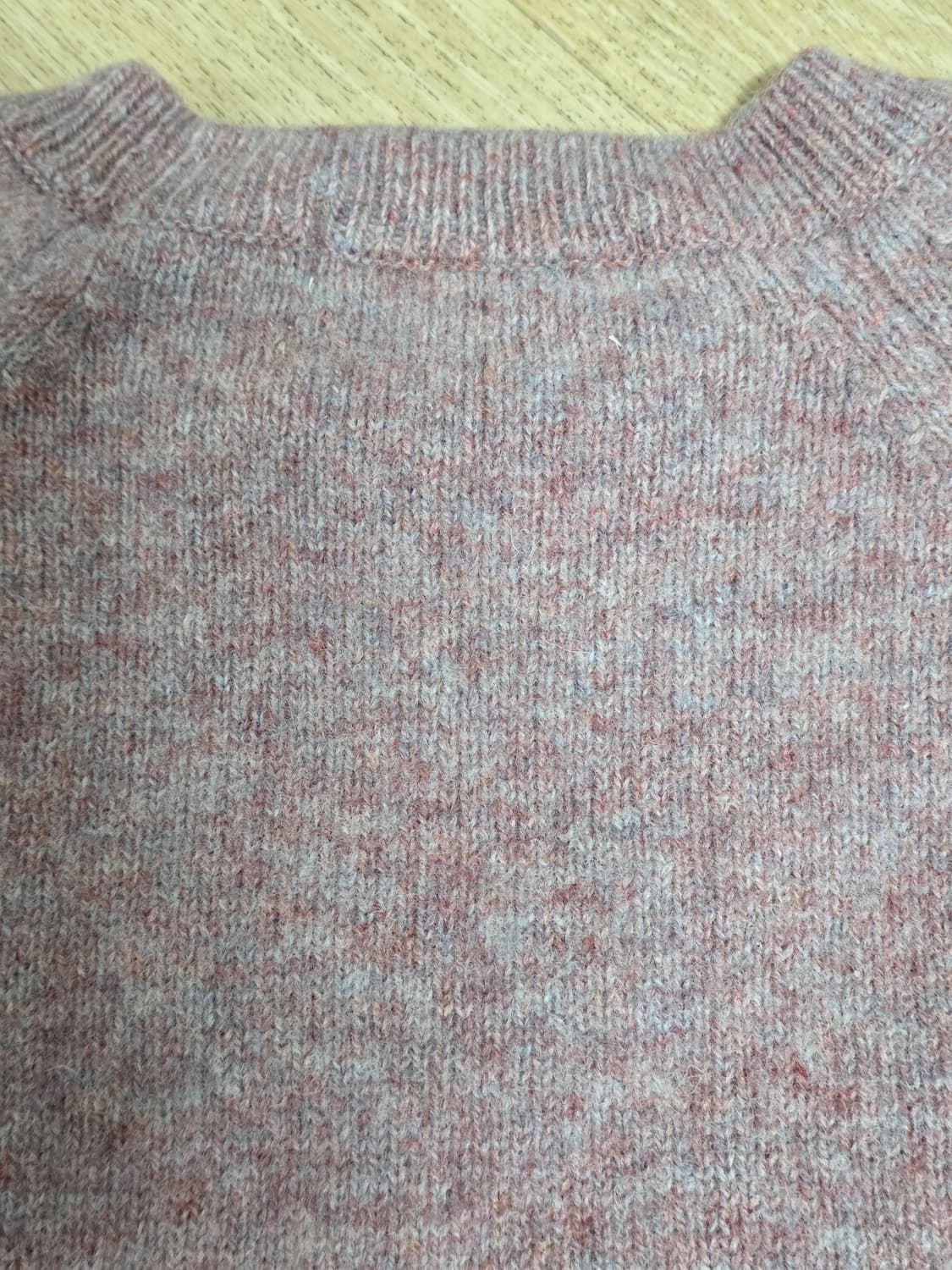 니티드 쉐기독울 니트 핑크 M 상품이미지8