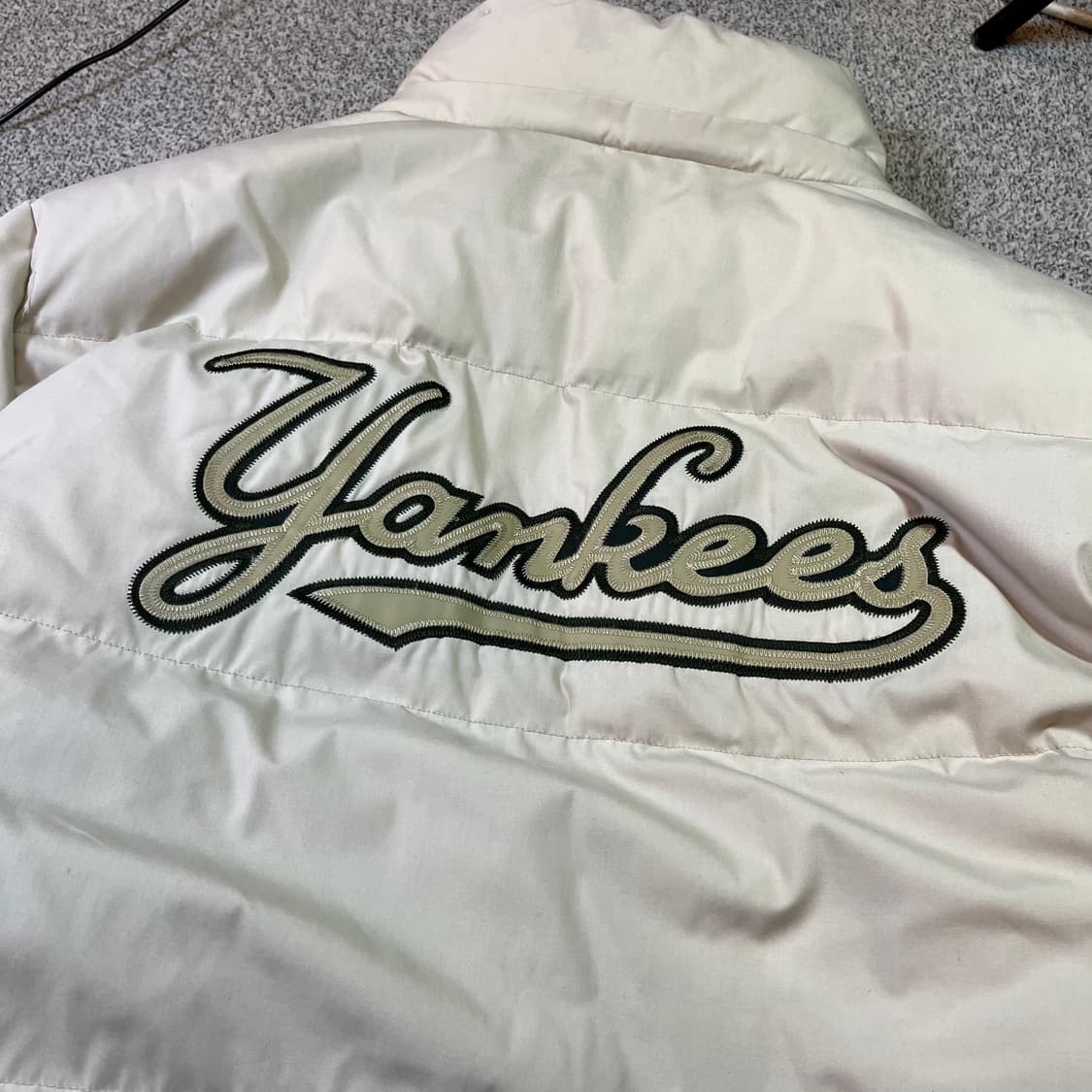 WWS 엠엘비 뉴욕양키스 빅로고 덕다운 패딩 상품이미지3