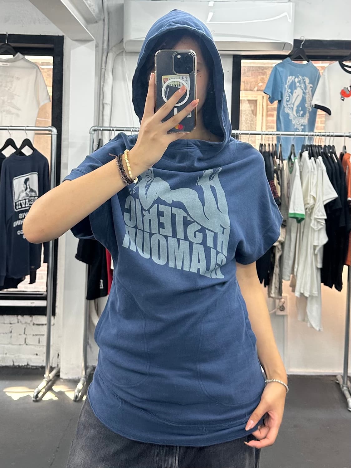 히스테릭 글래머 히스걸 반팔 후디 상품이미지3