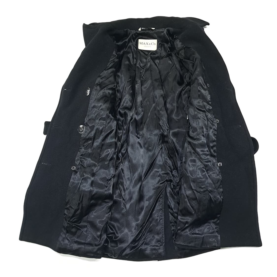 CL221 L 막스앤코 90s 이태리판 울캐시미어 더블 코트 자켓 상품이미지4