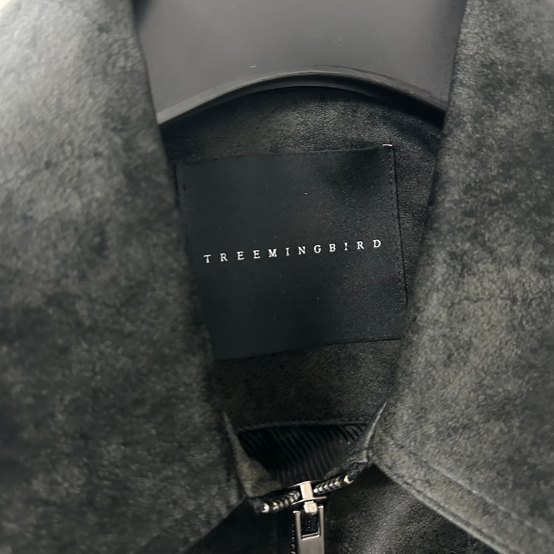 트리밍버드 스웨이드 매트 블랙 레더 자켓 상품이미지9