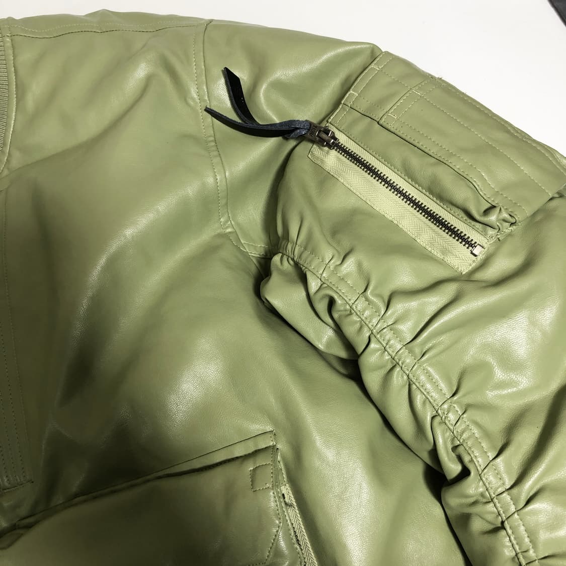 엑스톤즈 레더 ma1 항공점퍼 L 상품이미지4
