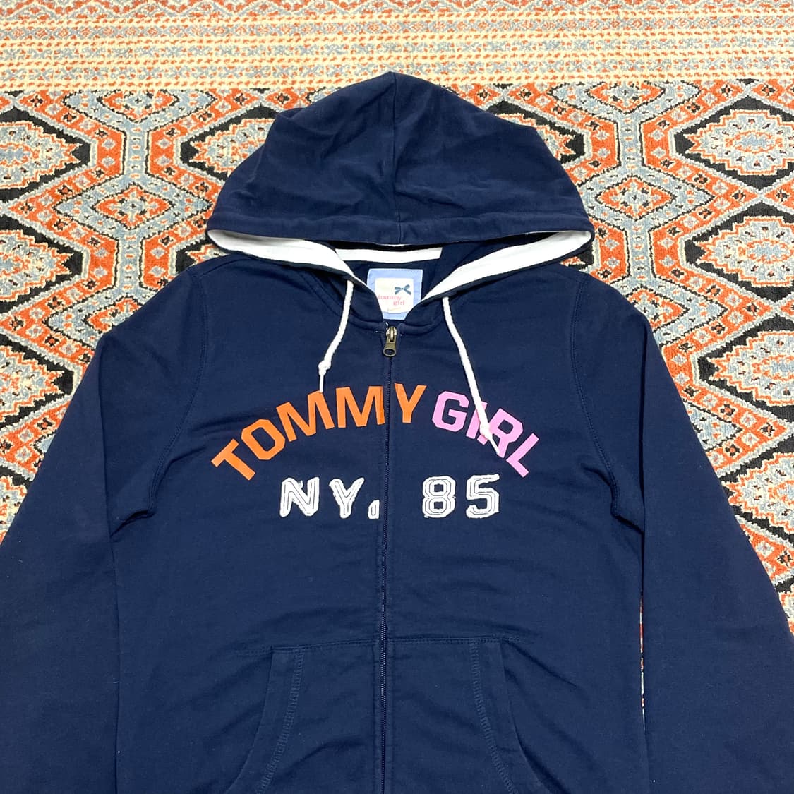 타미힐피거 걸 네이비 후드집업 여성S 상품이미지2