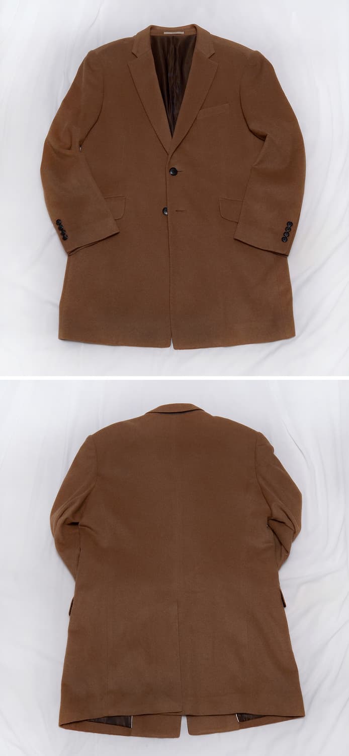 트루젠 캐시미어 핸드메이드 클래식 싱글 코트 자켓 (105) 상품이미지2