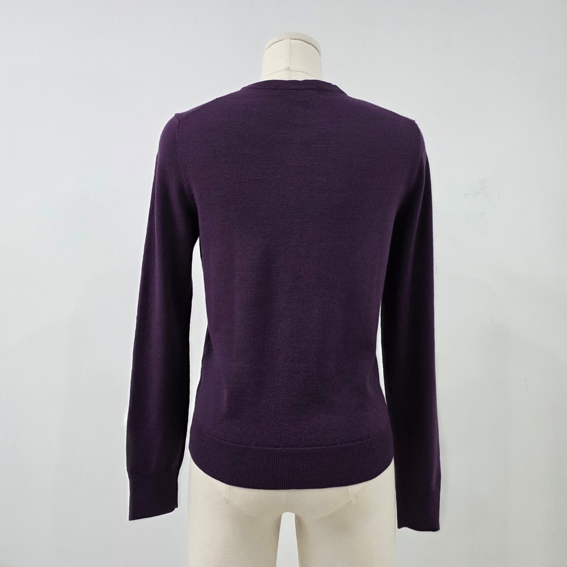 재팬 유니클로 울100% 퍼플 니트 상품이미지3