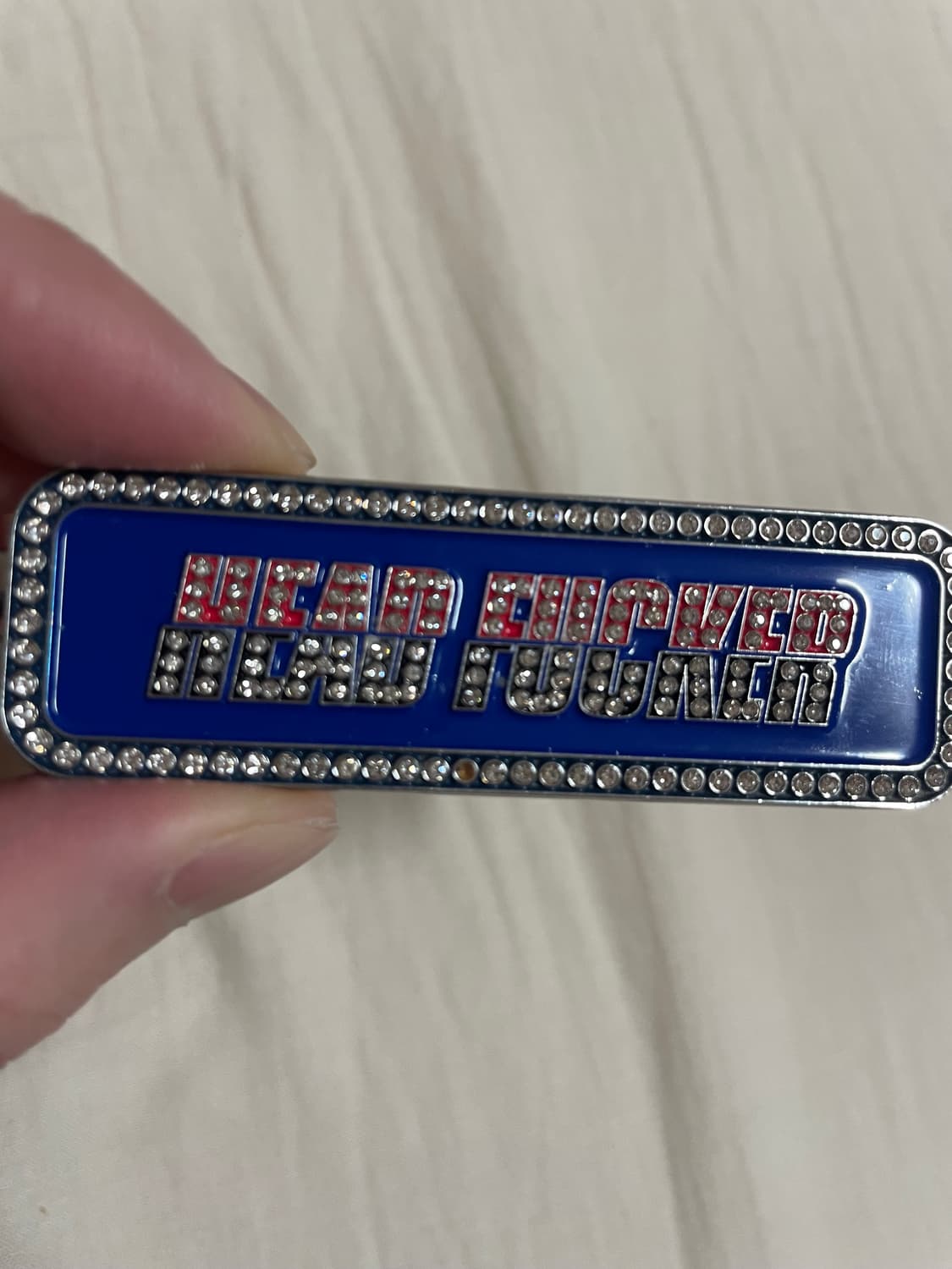 슈프림 x 히스테릭 글래머 헤드 퍼커 키체인 블루 - 24FW 상품이미지3