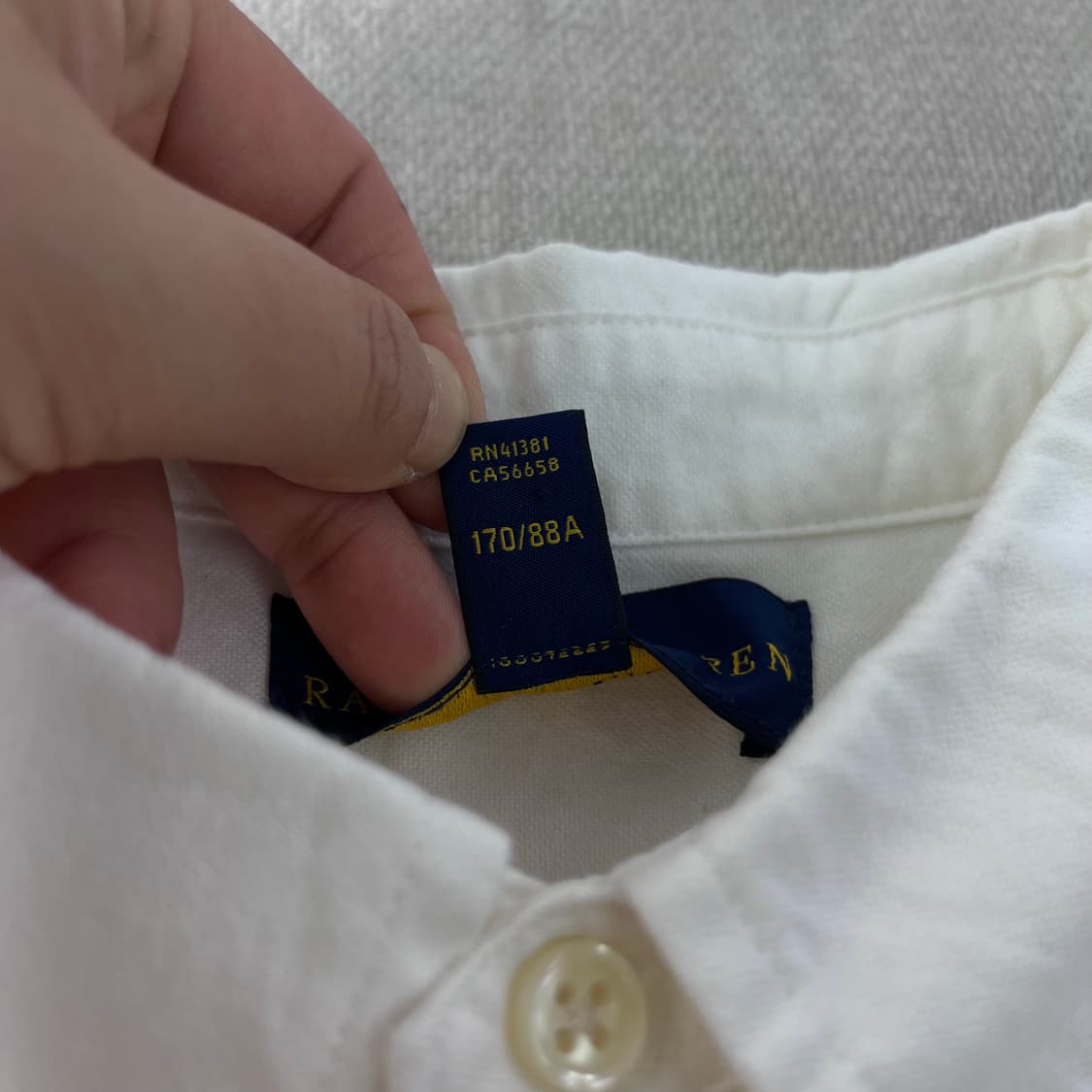 100 폴로랄프로렌 코튼 화이트 셔츠 상품이미지5