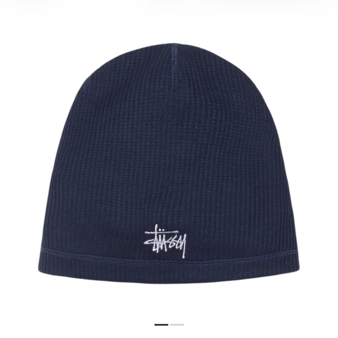 스투시 스컬캡 와플 비니 네이비 상품이미지1