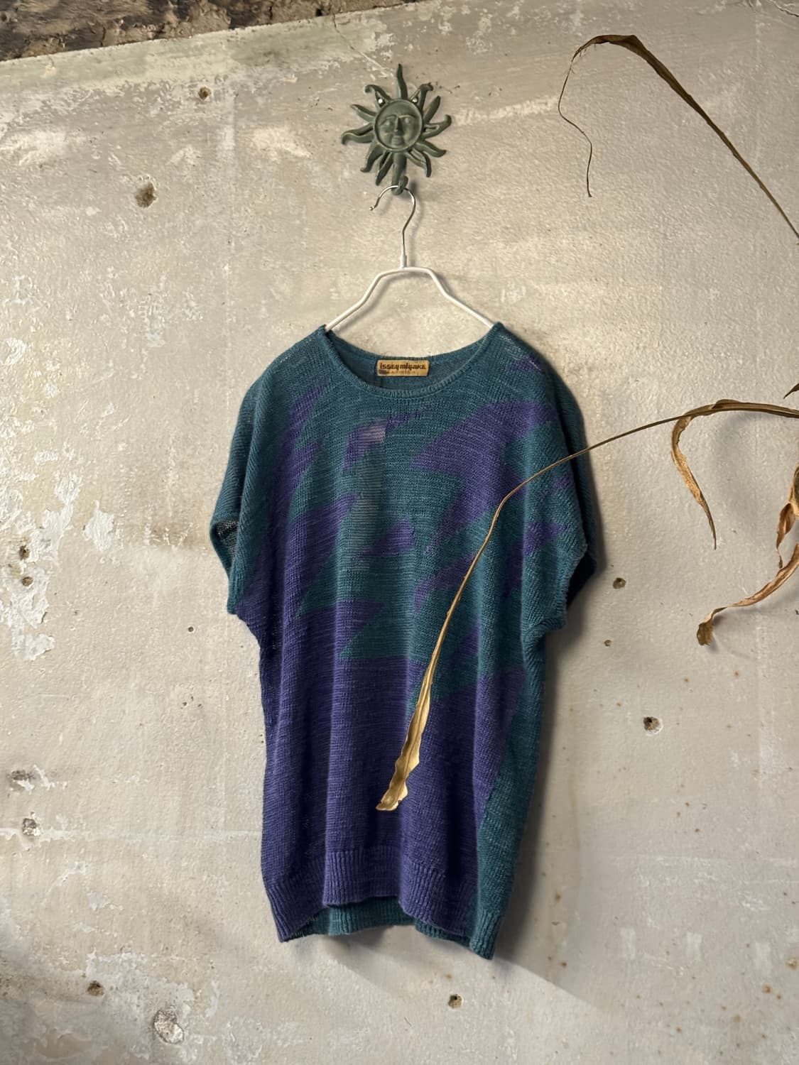 44-66 ) ISSEY MIYAKE Pattern Linen Knit 상품이미지1