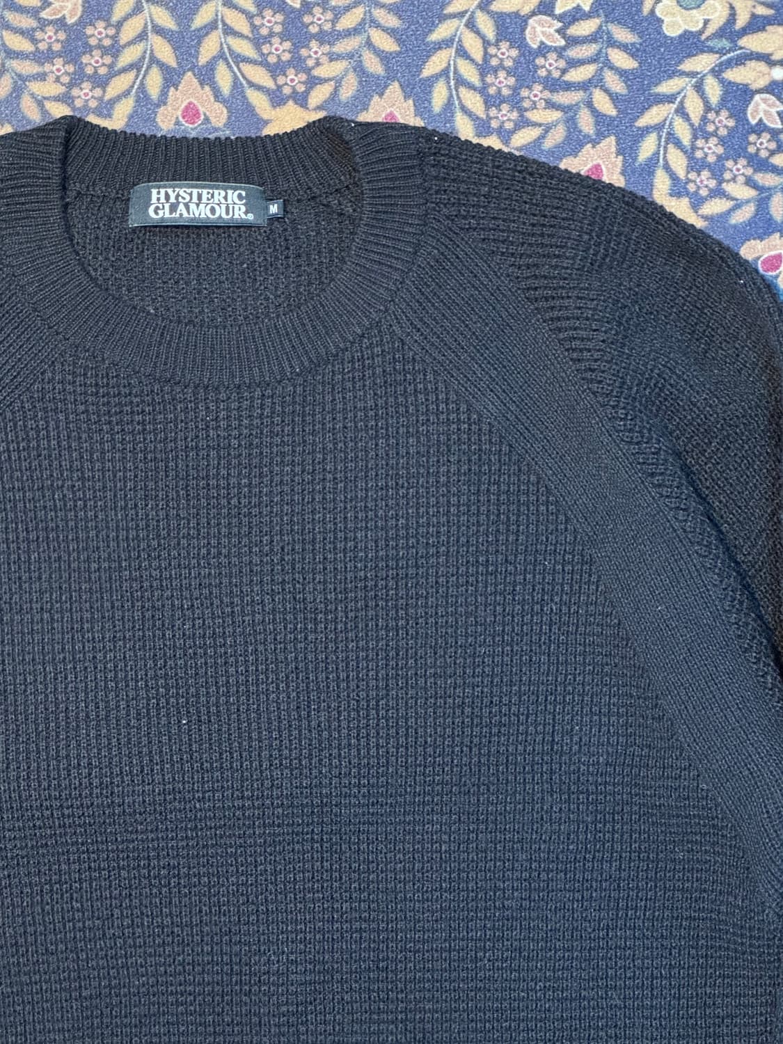 히스테릭 글래머 와플 풀오버 래글런 니트 상품이미지5