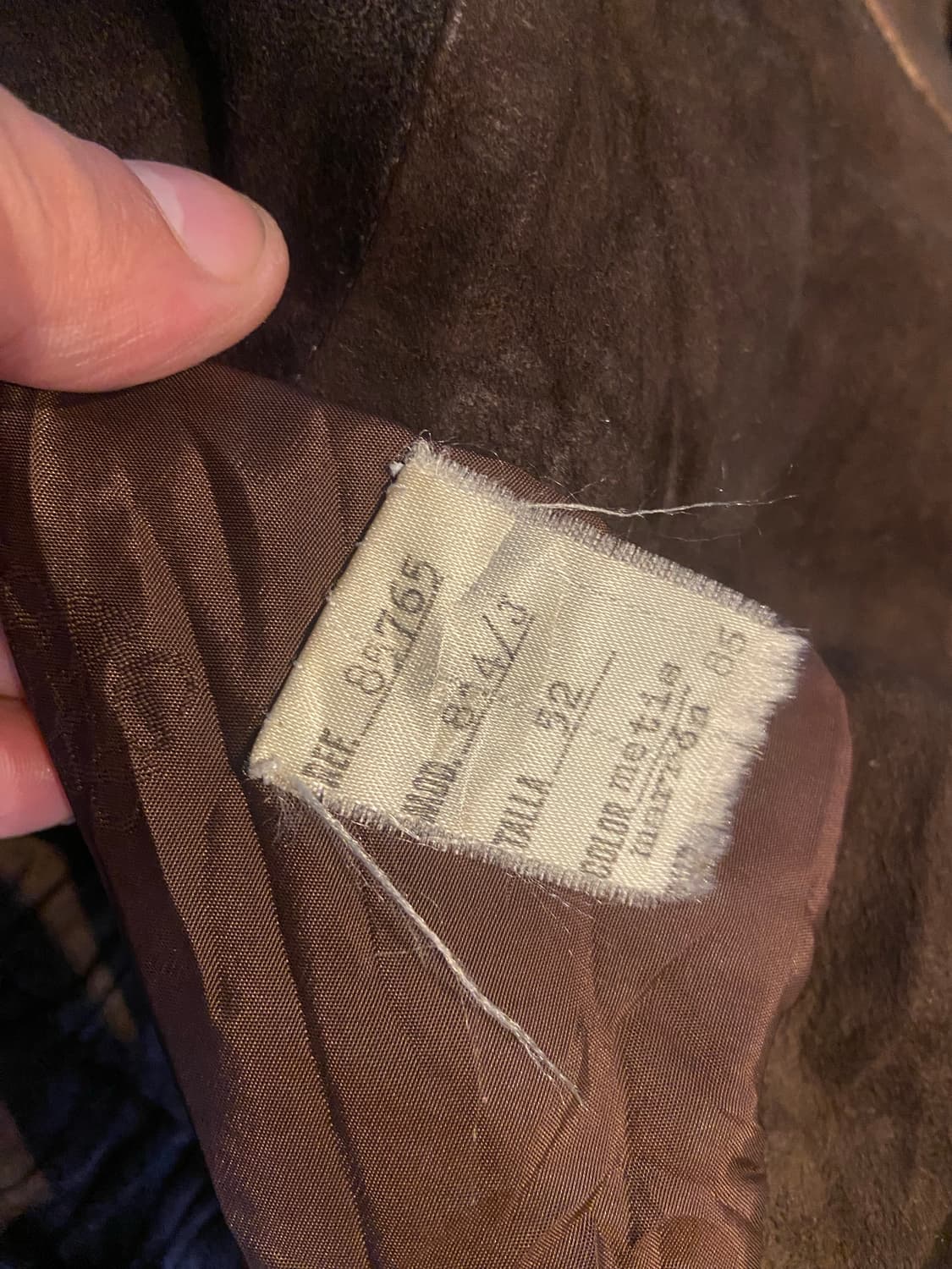 LOEWE 로에베 80s  아가일 아카이브 스웨이드 자켓 상품이미지6