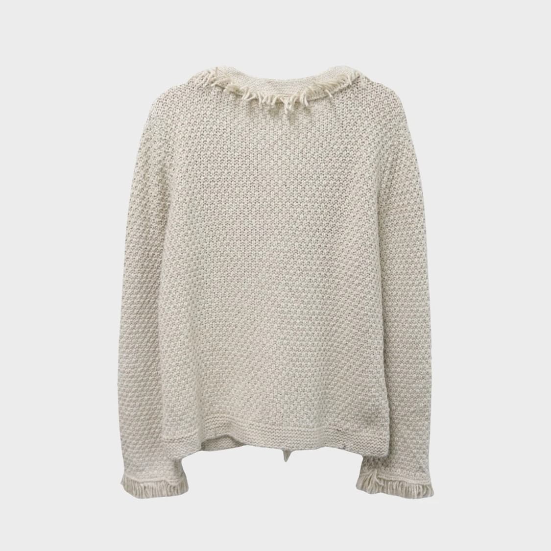 오토 수술 포인트 울 혼방 가디건 61876 상품이미지2