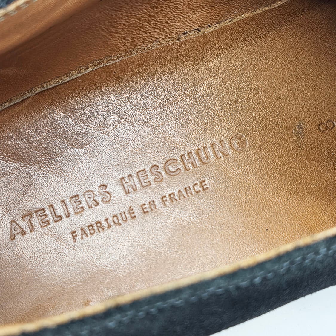  아틀리에 에슝 스웨이드 더비 슈즈 그레이 (8)  상품이미지4