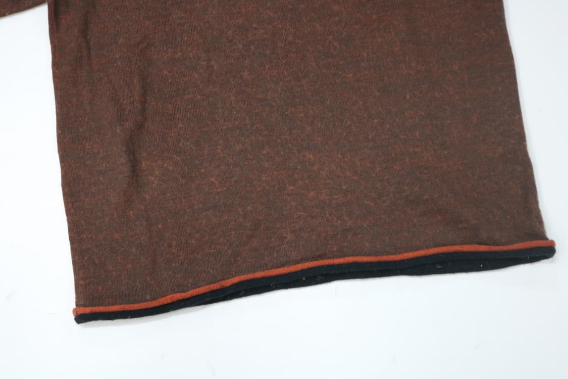 칸사이 야마모토 빈티지 배색 롤링 넥 울 블렌드 니트 (L) 상품이미지8