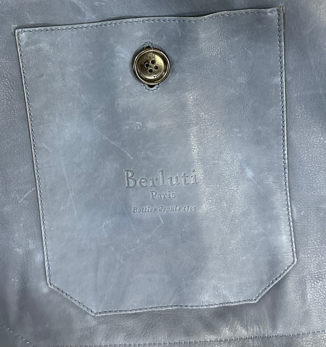 벨루티 스웨이드 내피 송아지 가죽 필드 자켓 상품이미지7