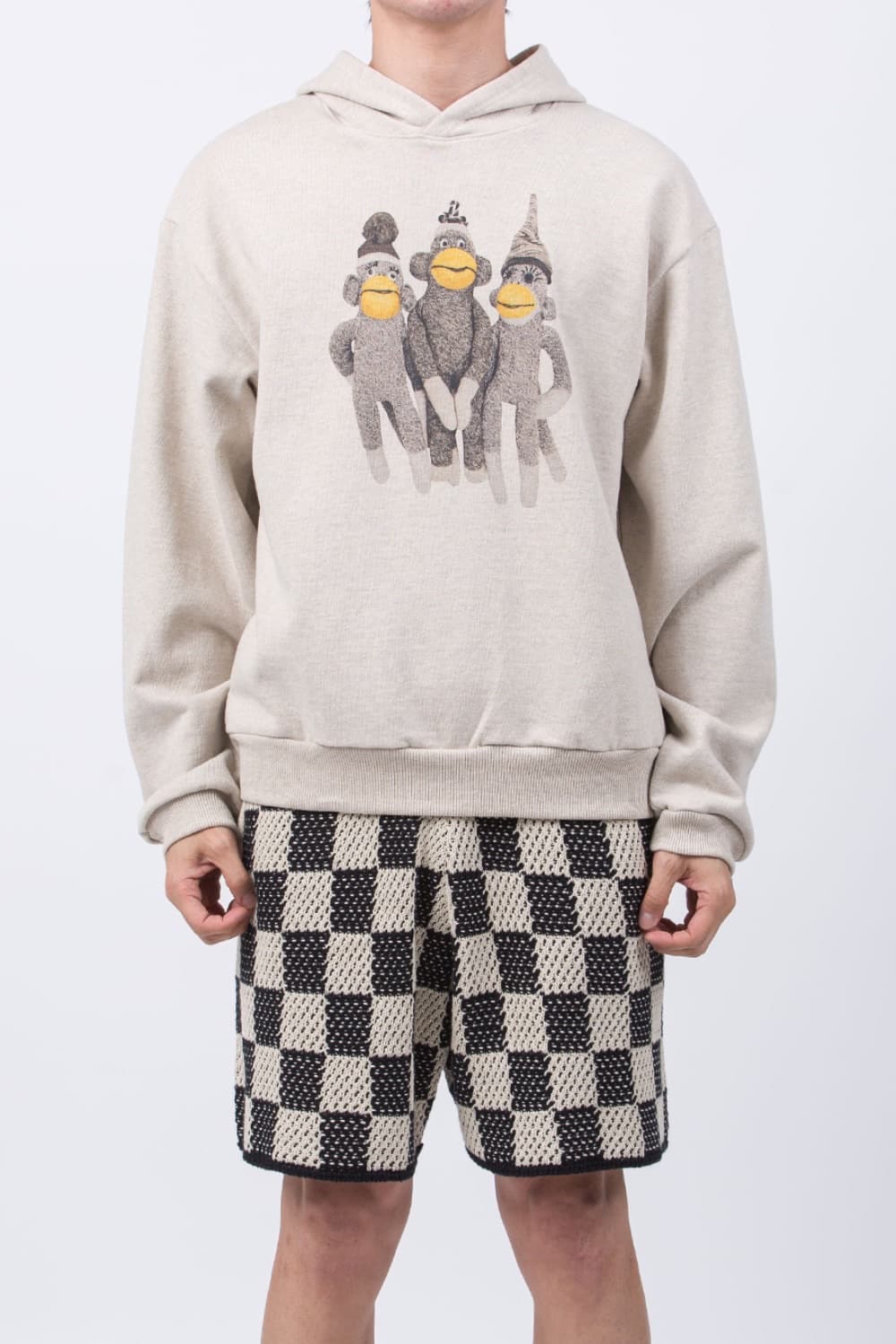 TOP SWT KNIT HOODIE (MONKEY AMIGOS 상품이미지1
