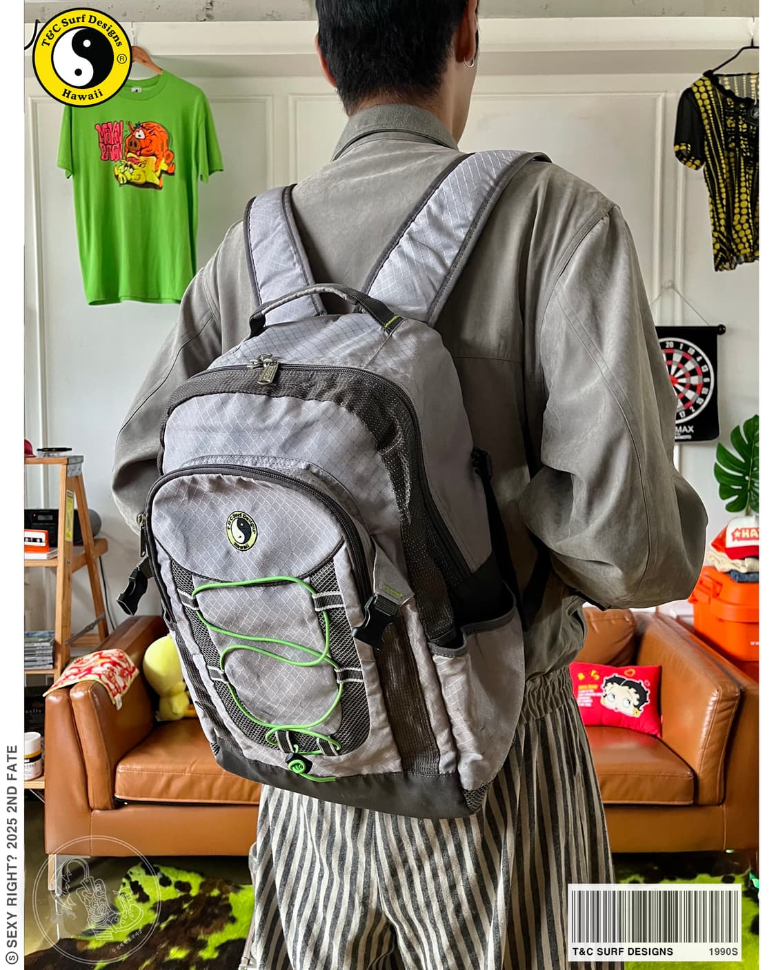 90s T&C SURF DESIGNS Vintage Backpack 상품이미지1