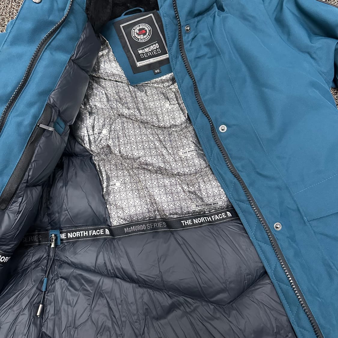 노스페이스 여성 구스다운 사파리 롱패딩 85(S) 상품이미지7