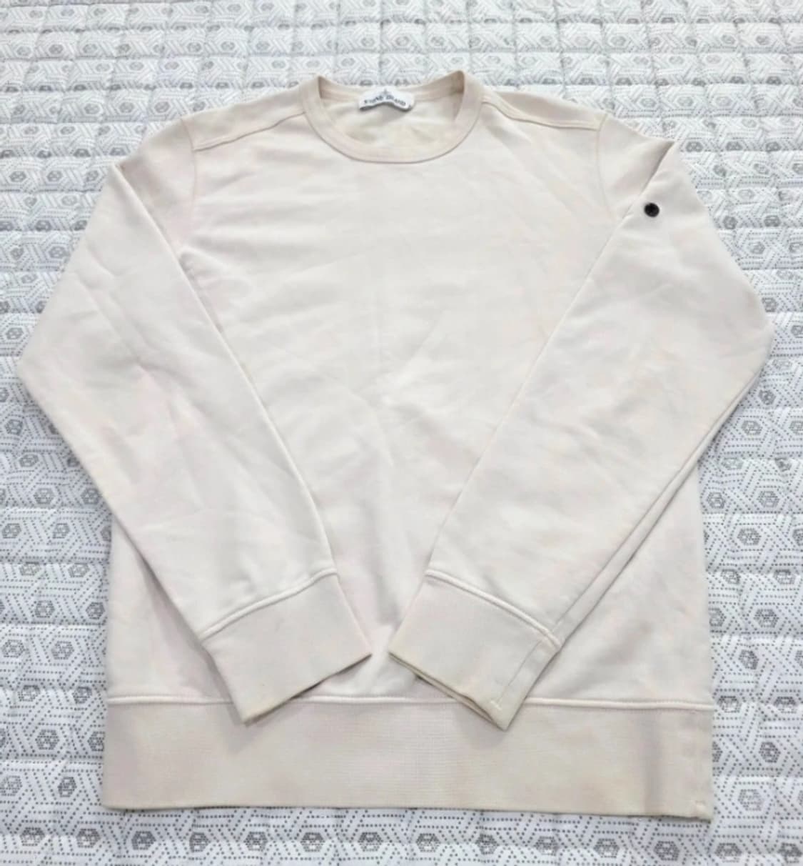 스톤아일랜드 맨투맨 M 아이보리 상품이미지1