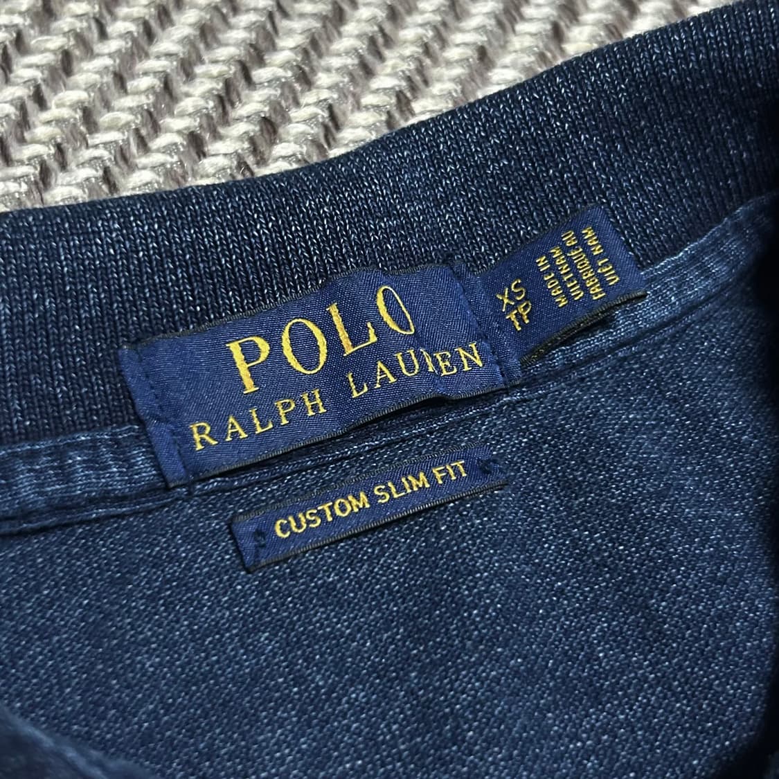 [S] Polo 폴로 랄프로렌 인디고 반팔 카라티 상품이미지3