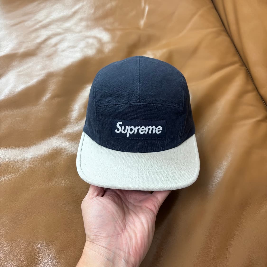 Supreme 슈프림 벤틸 네이비 캠프캡 모자 (Ventile Navy) 상품이미지3