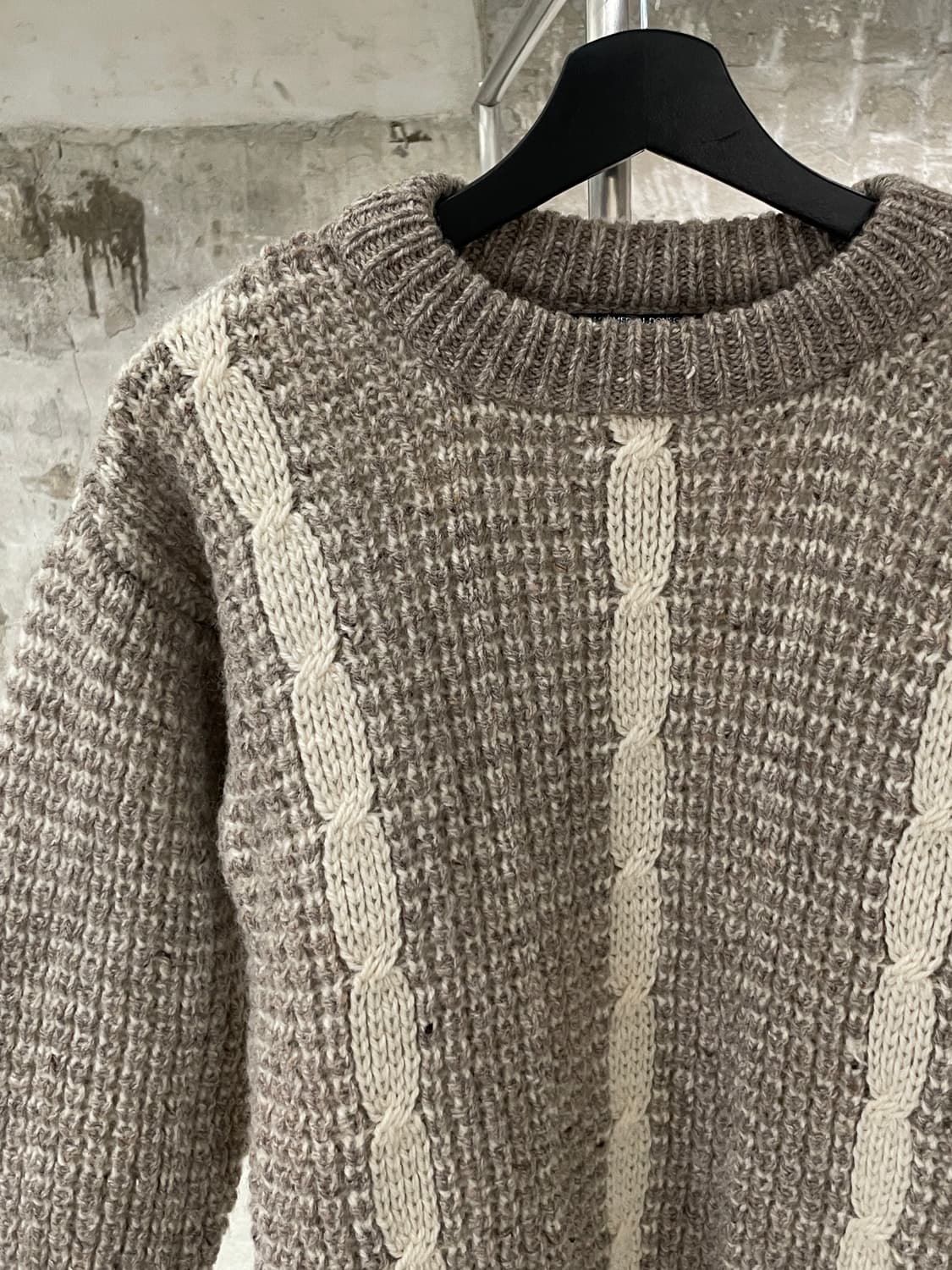 cornel 베이지 헤비울 스웨터 상품이미지2