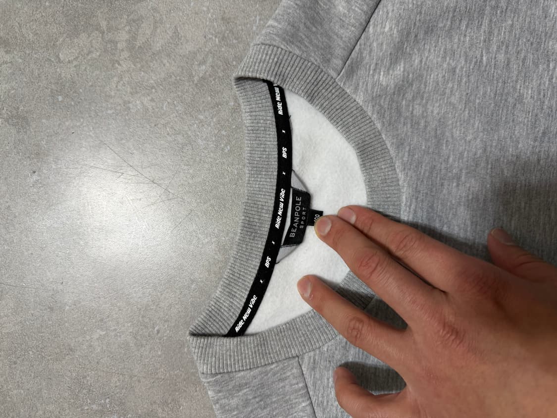 빈폴 안감 기모  그레이 스웻셔츠  100size   상품이미지2