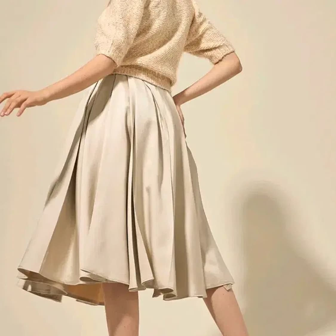 한섬 랑방 컬렉션 주름 스커트 상품이미지2