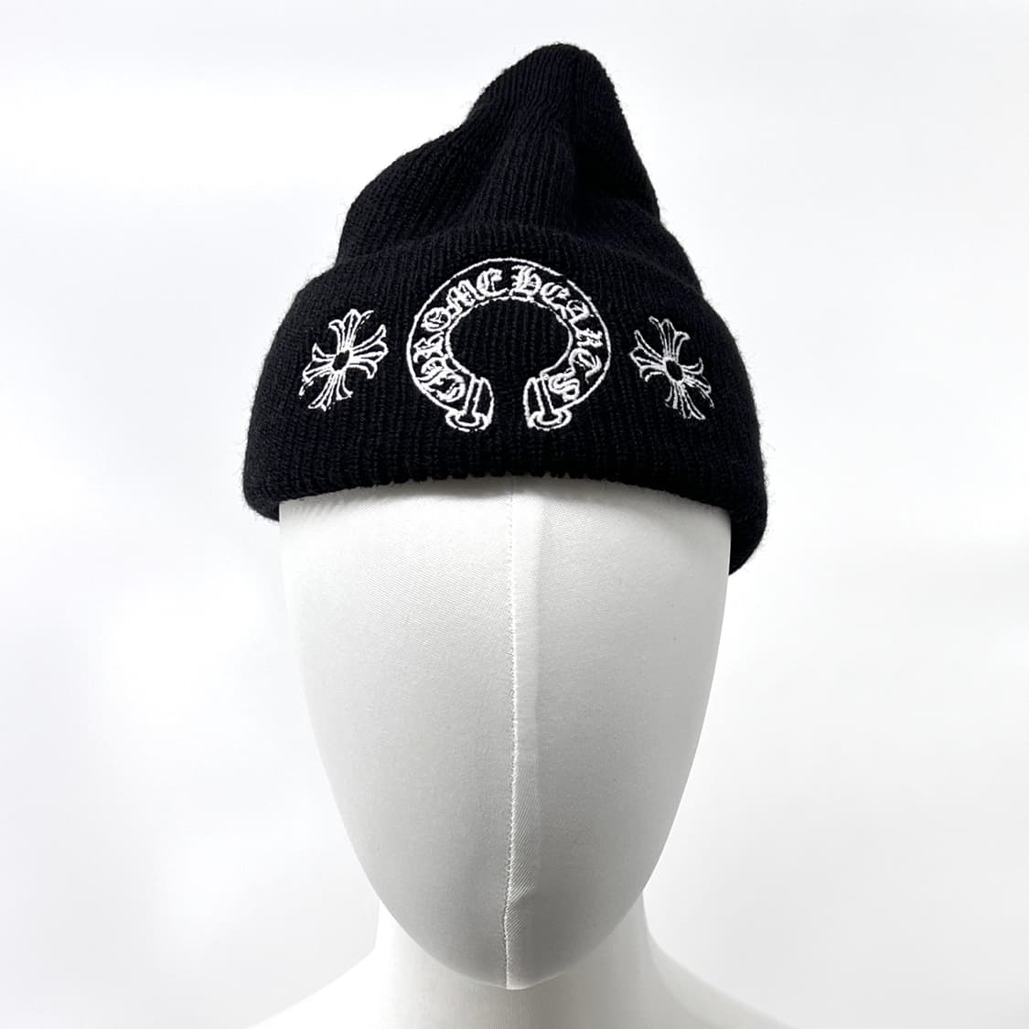 [감정완료] 크롬하츠 홀스슈 비니 블랙 상품이미지4