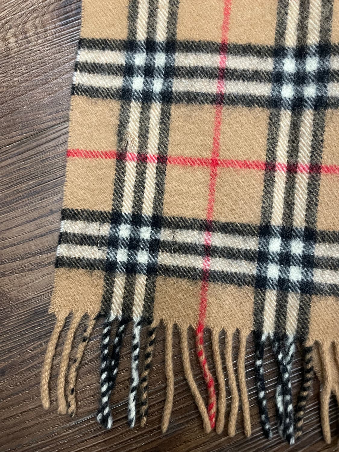 버버리 램스울 노바체크 머플러 목도리 베이지 상품이미지7