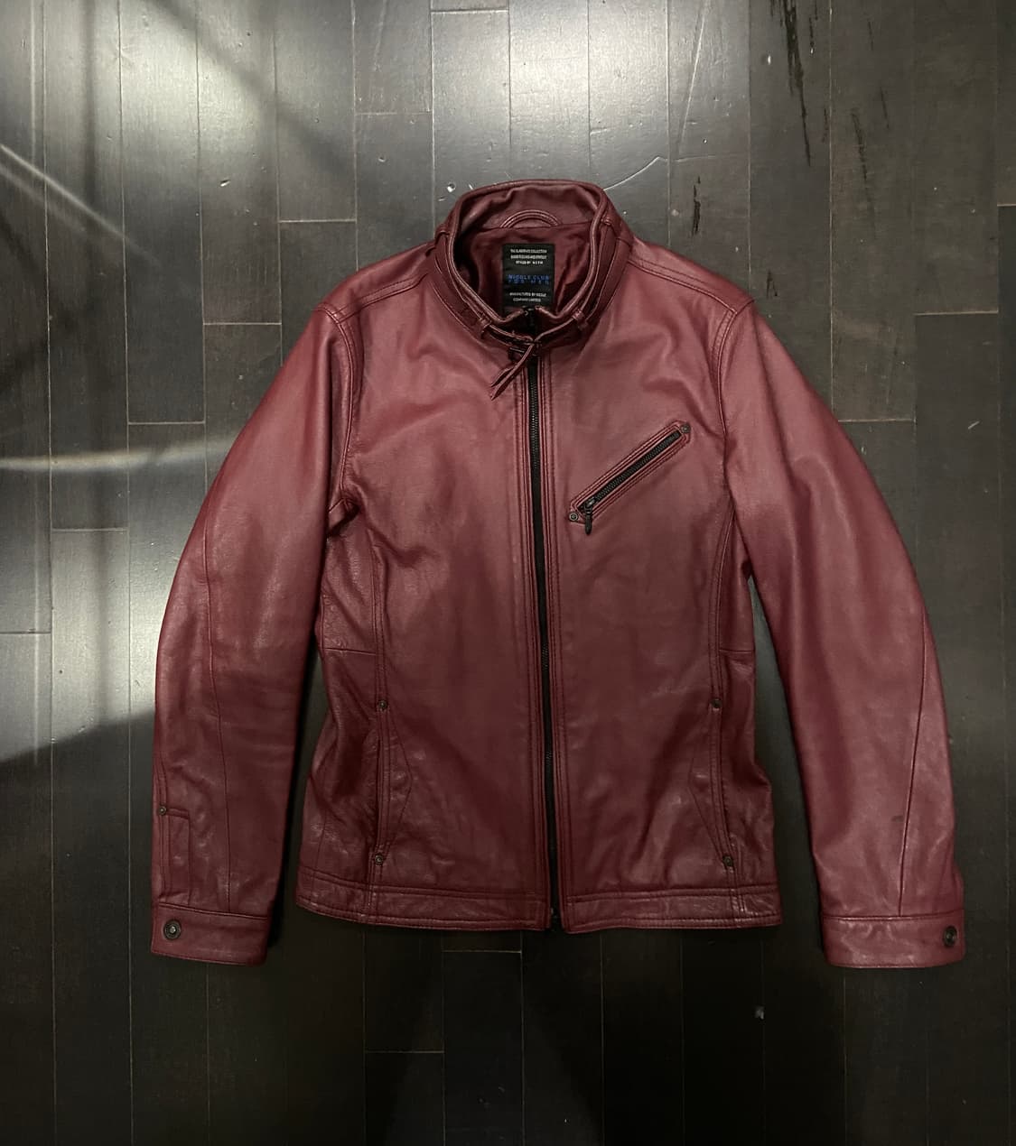 Nicole Club for Men wine leather jacket 상품이미지1
