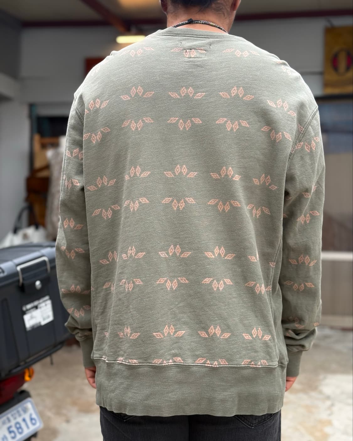 RVCA 올오버 패턴 롱슬리브 XL 상품이미지8
