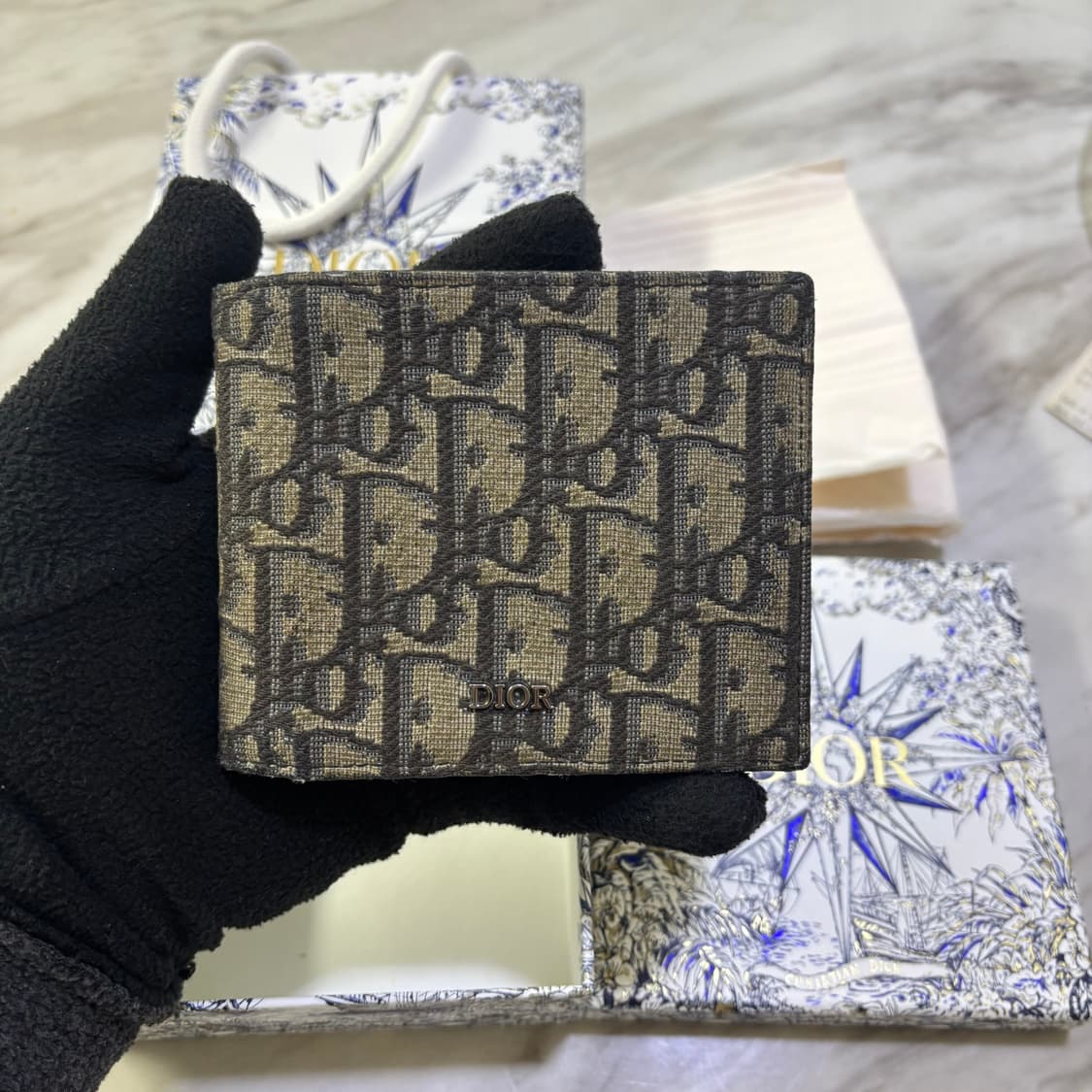 디올 오블리크 반지갑  상품이미지2