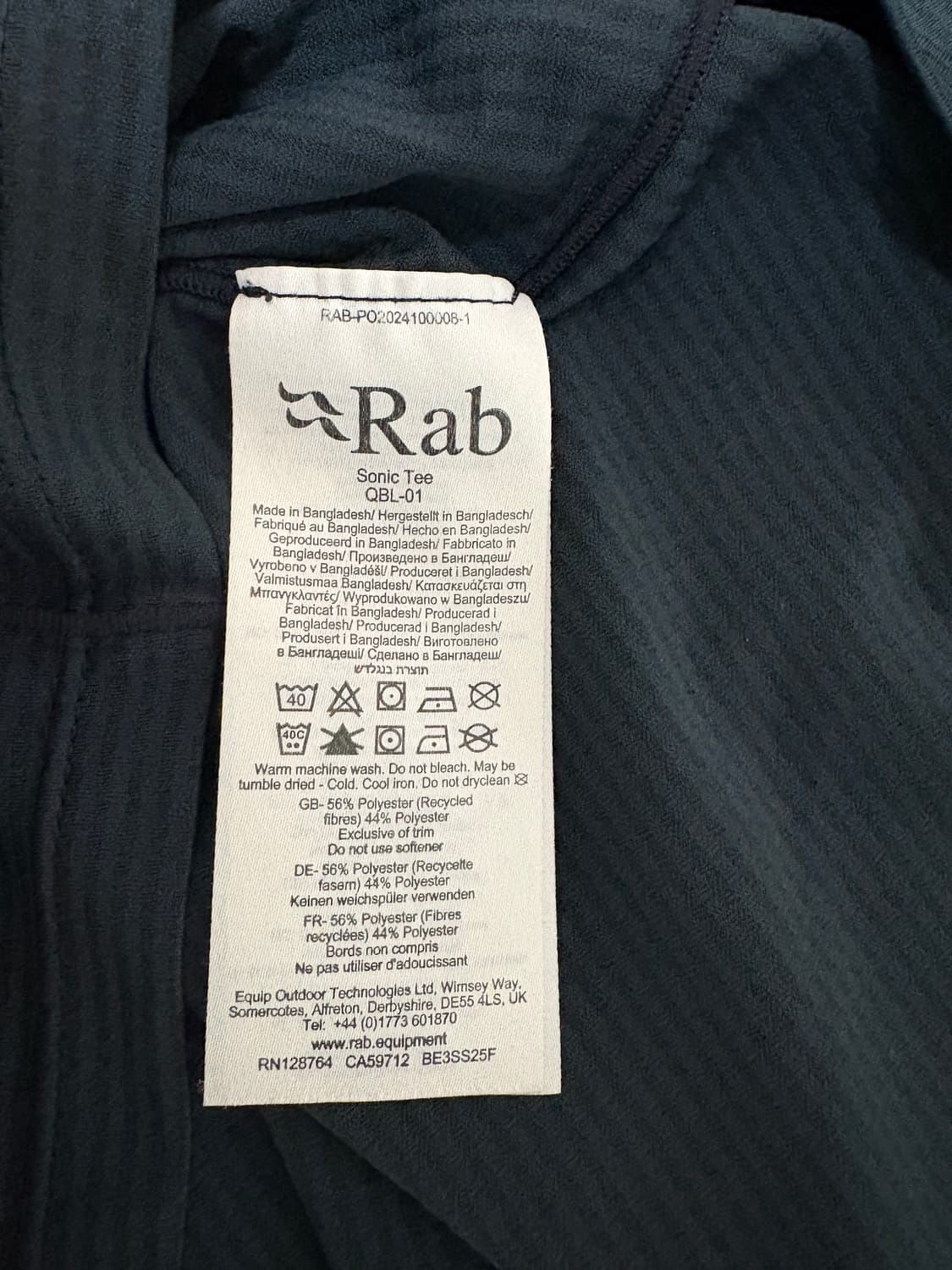 Rab 소닉티 2장 세트(벨루가/마야블루) 상품이미지3