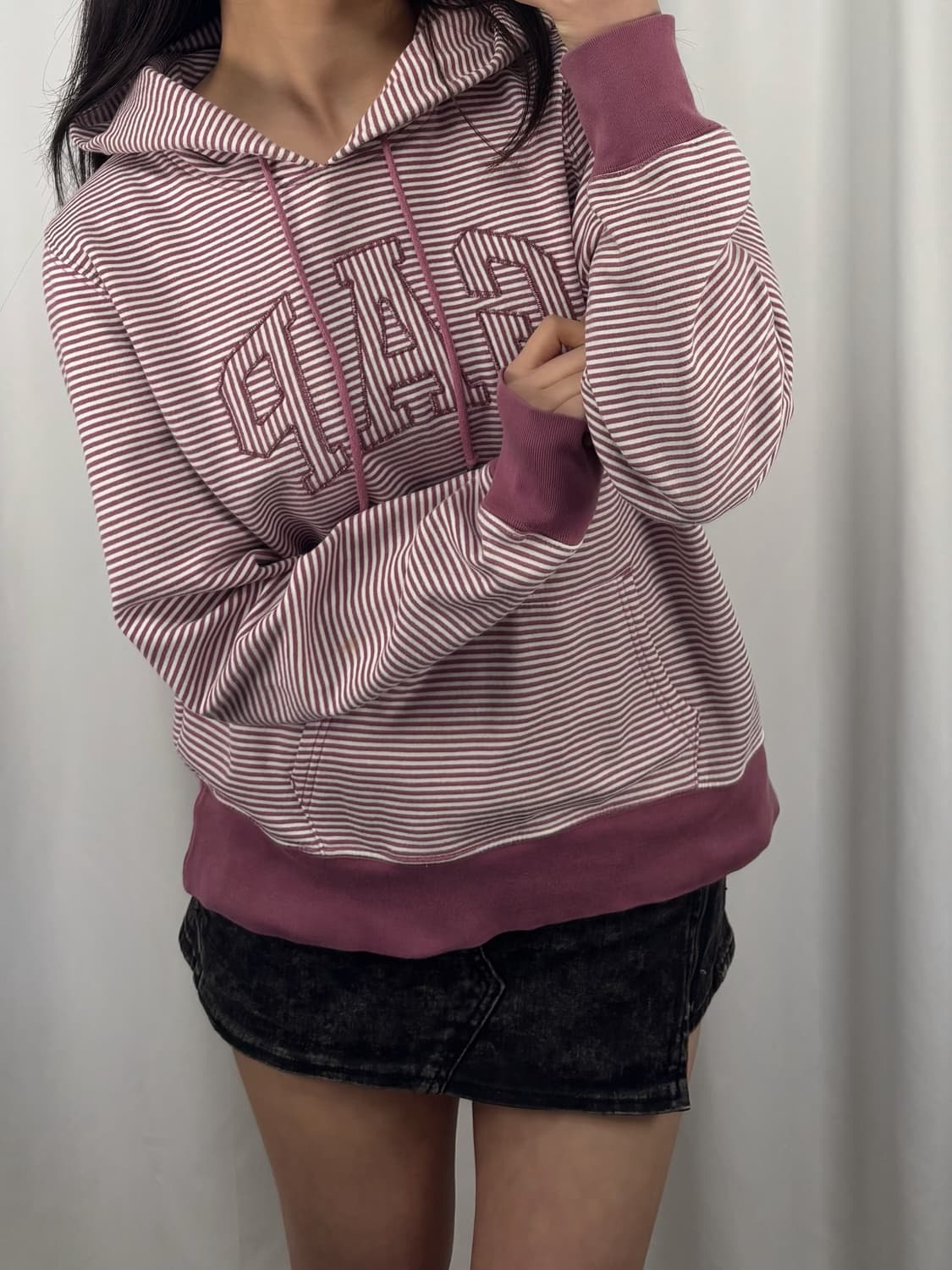 갭 스트라이프 후드티 상품이미지2