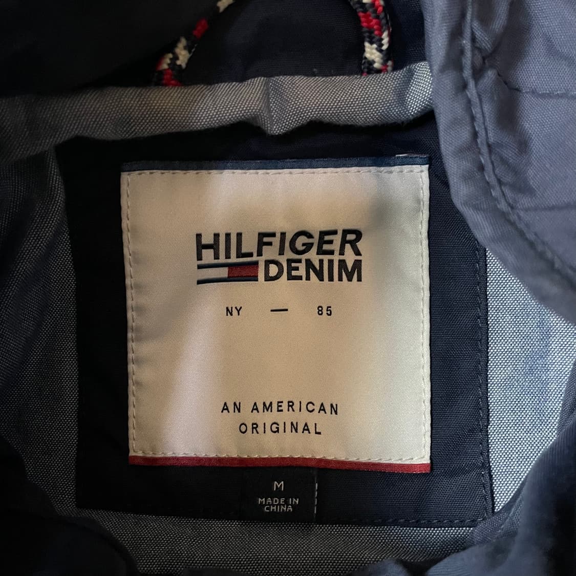 타미힐피거 네이비 투포켓 퀄팅 자켓 M 상품이미지4