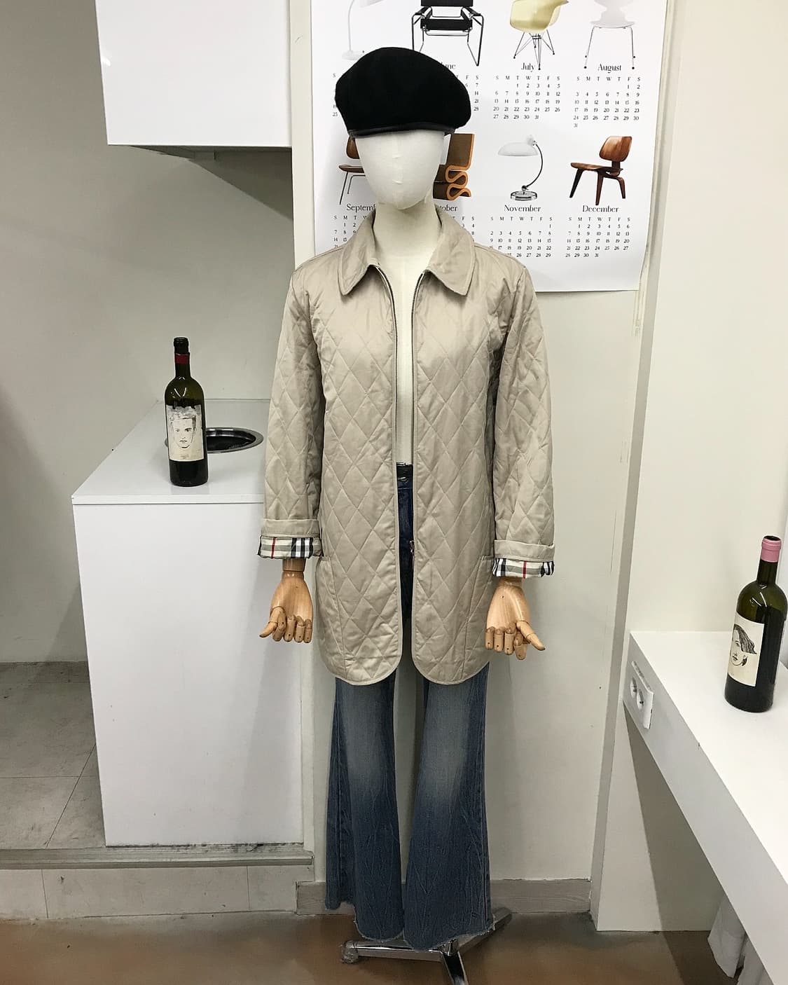 버버리 롱 퀼팅 자켓 상품이미지8
