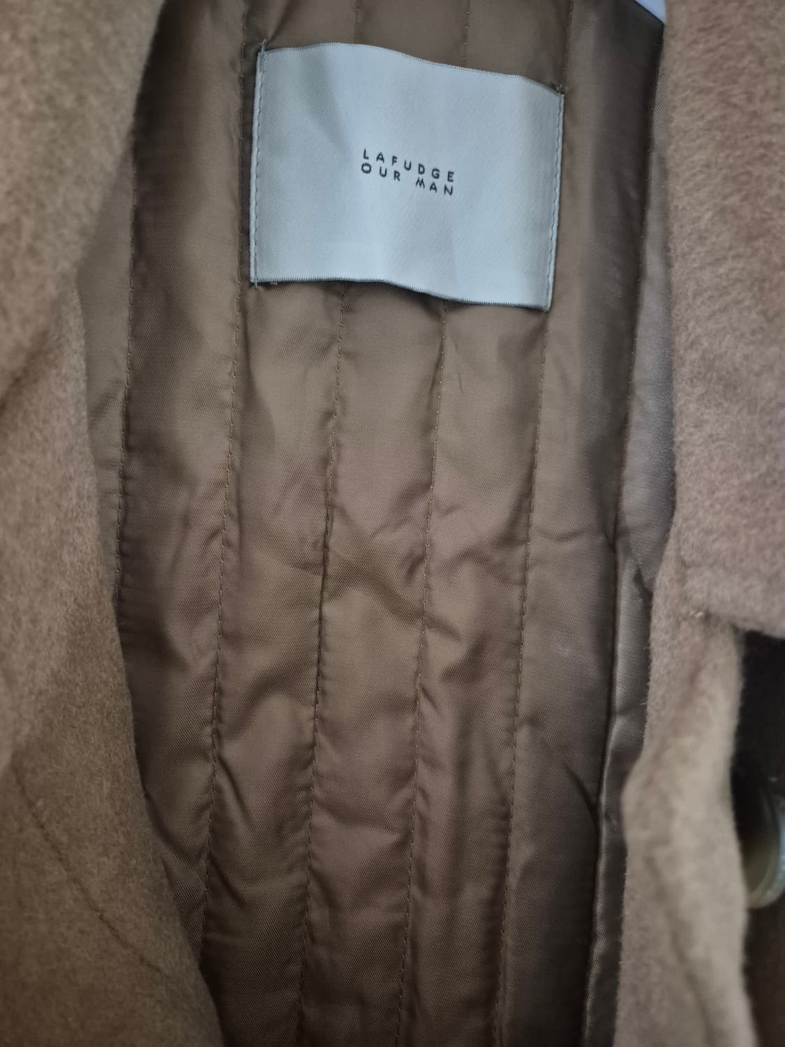 라퍼지스토어 울 발마칸 롱코트 오버핏 상품이미지4