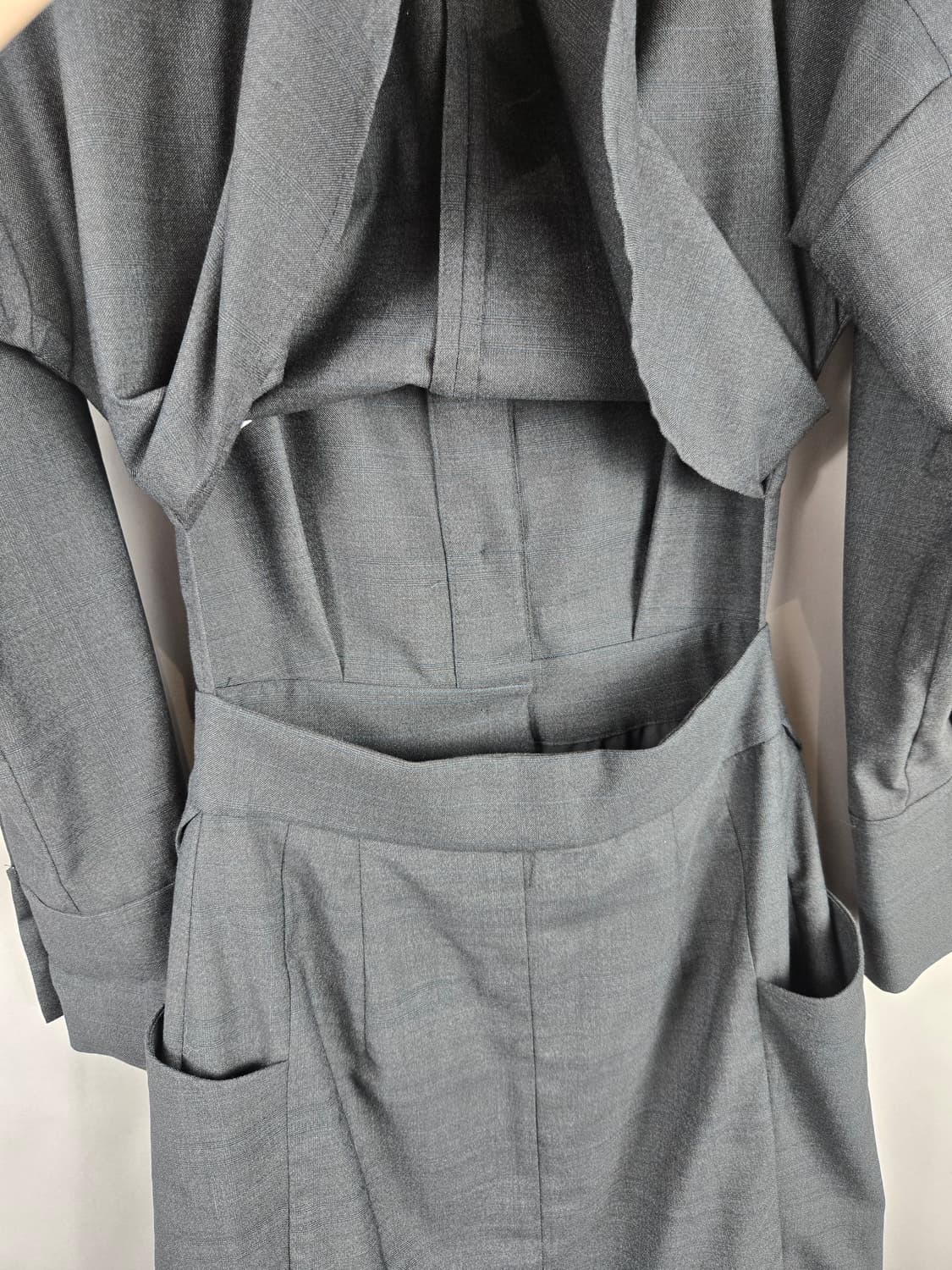 [무료배송]11AM 여성 F 스판 가오리 뒷트임 긴팔 셔츠 미니 원피스 상품이미지9