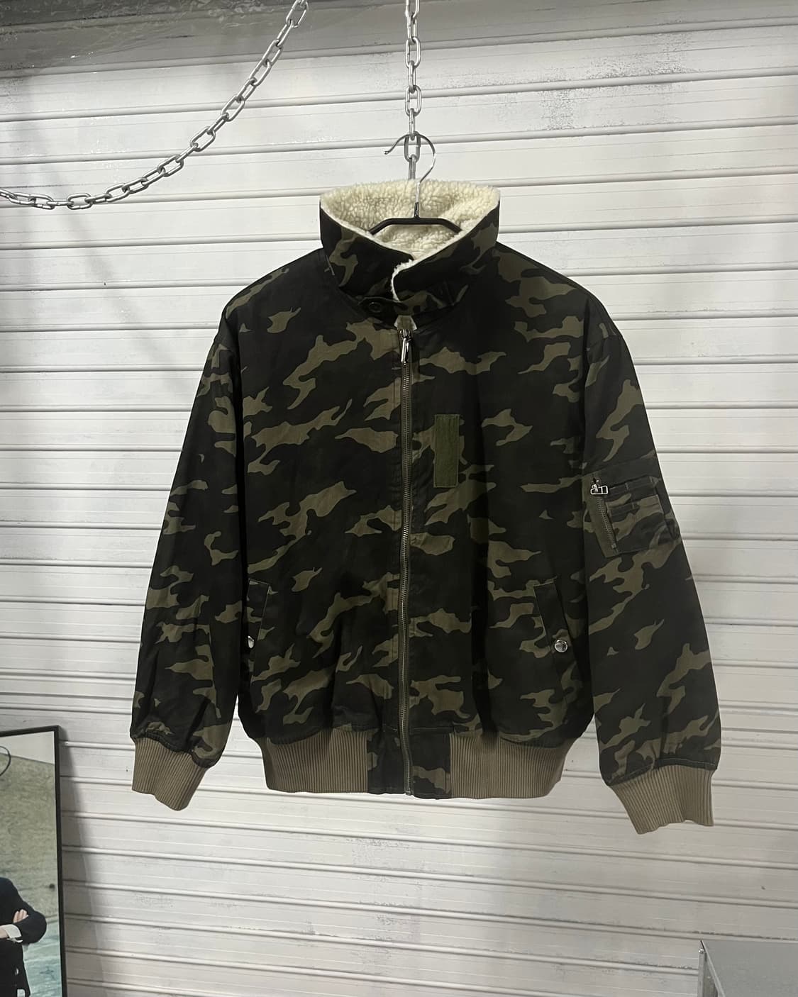 gorge camo boa bomber jacket 상품이미지4