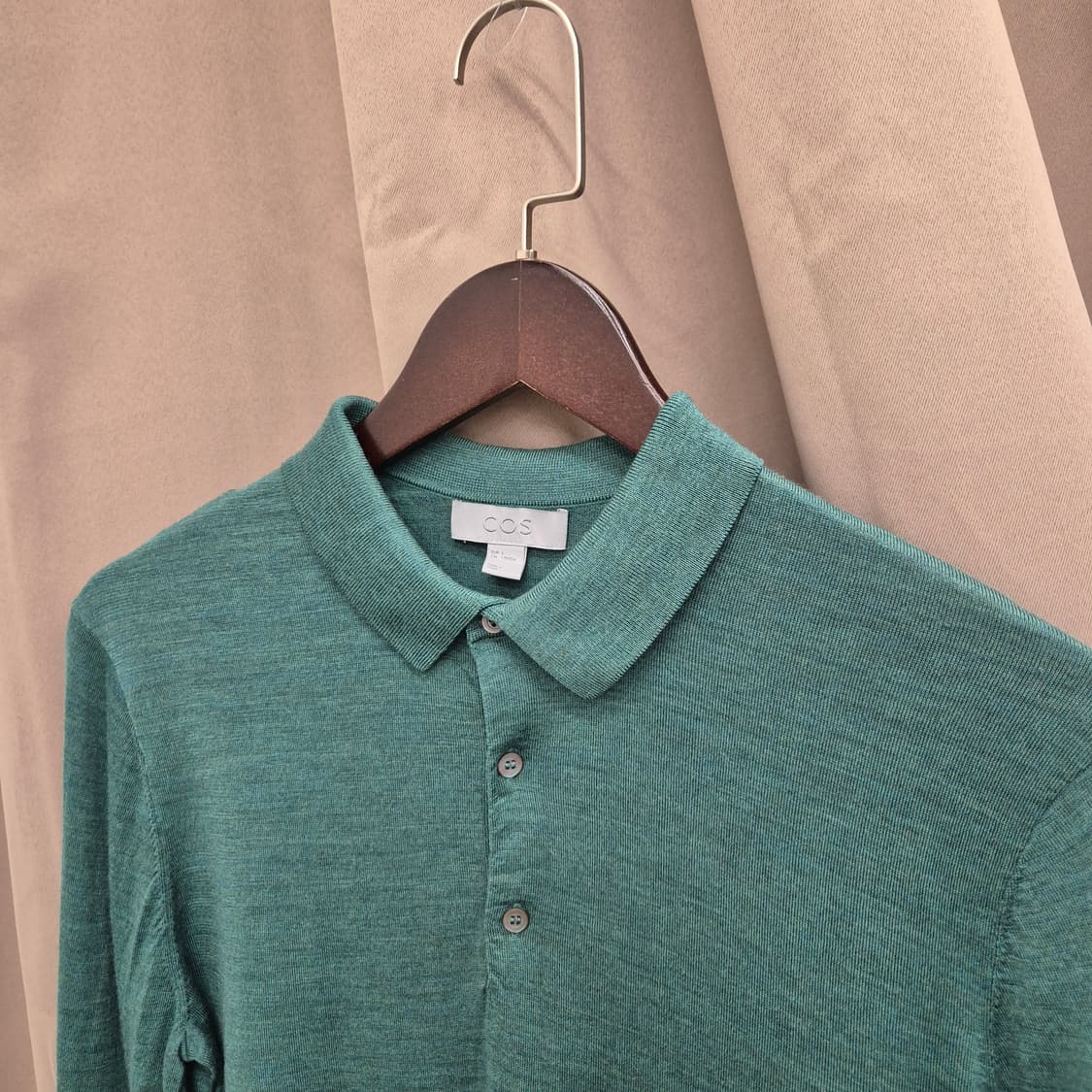 코스 울 니트 카라 긴팔티 S 상품이미지2