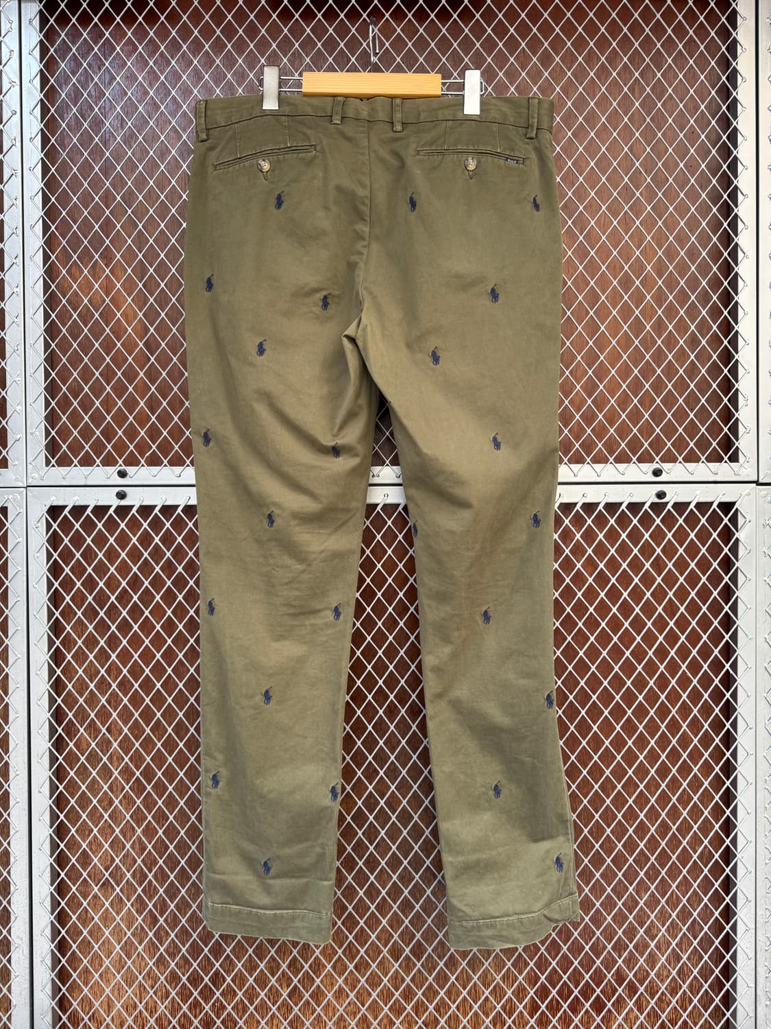 폴로랄프로렌 포니자수 치노팬츠 카키 36 상품이미지6