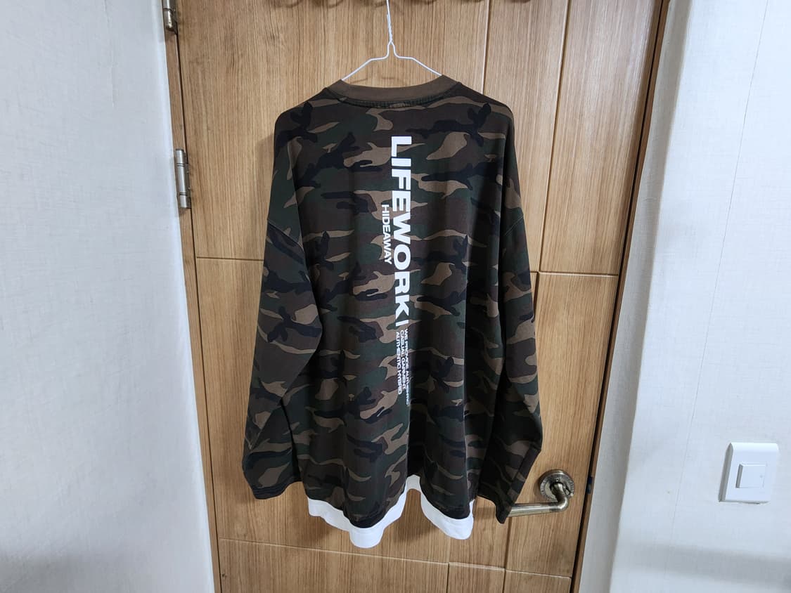 (L)라이프워크 카모 티셔츠  상품이미지3
